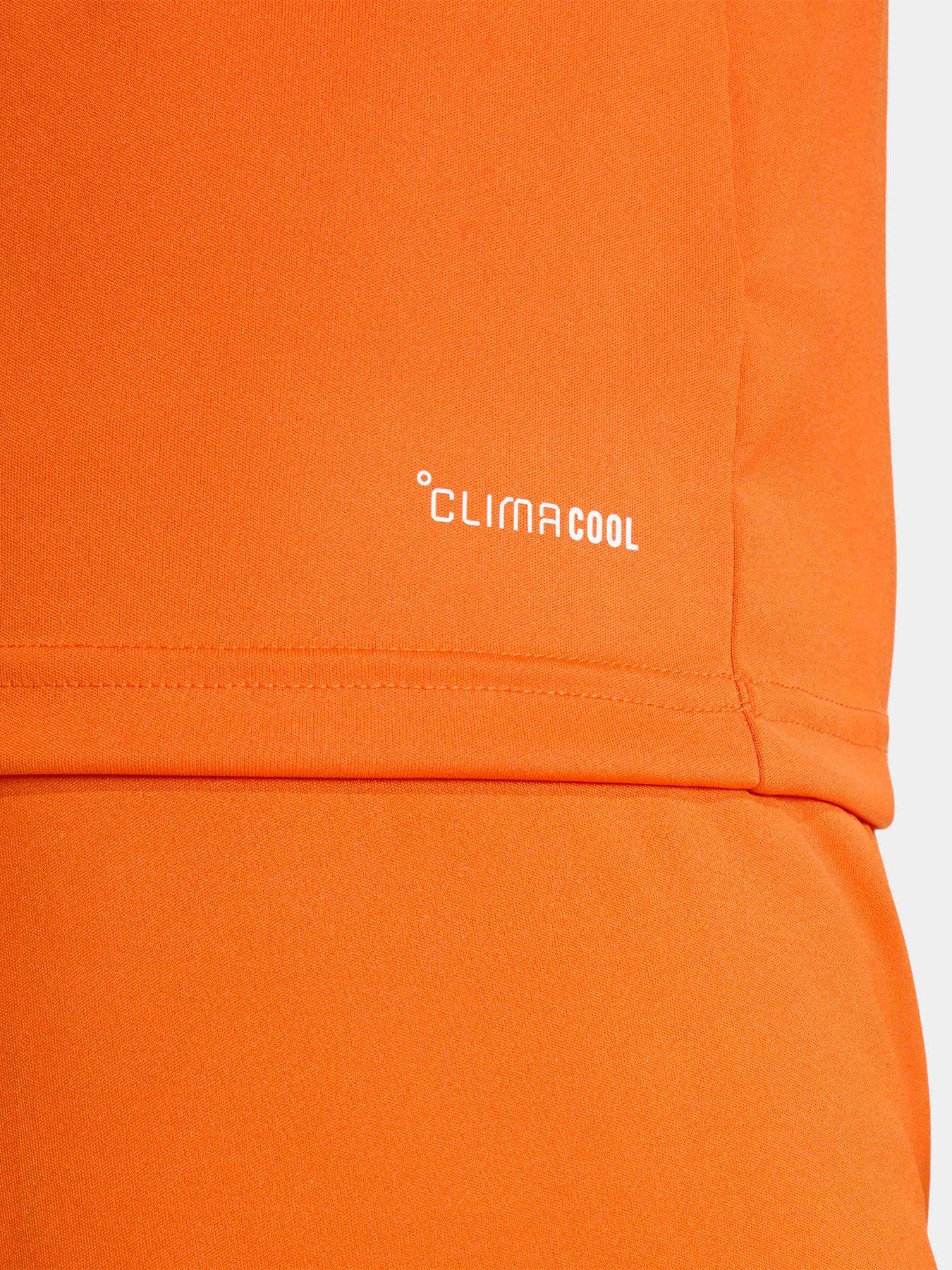  image of adidas-mens-entrada-26-slim-fit-football-t-shirt-orange