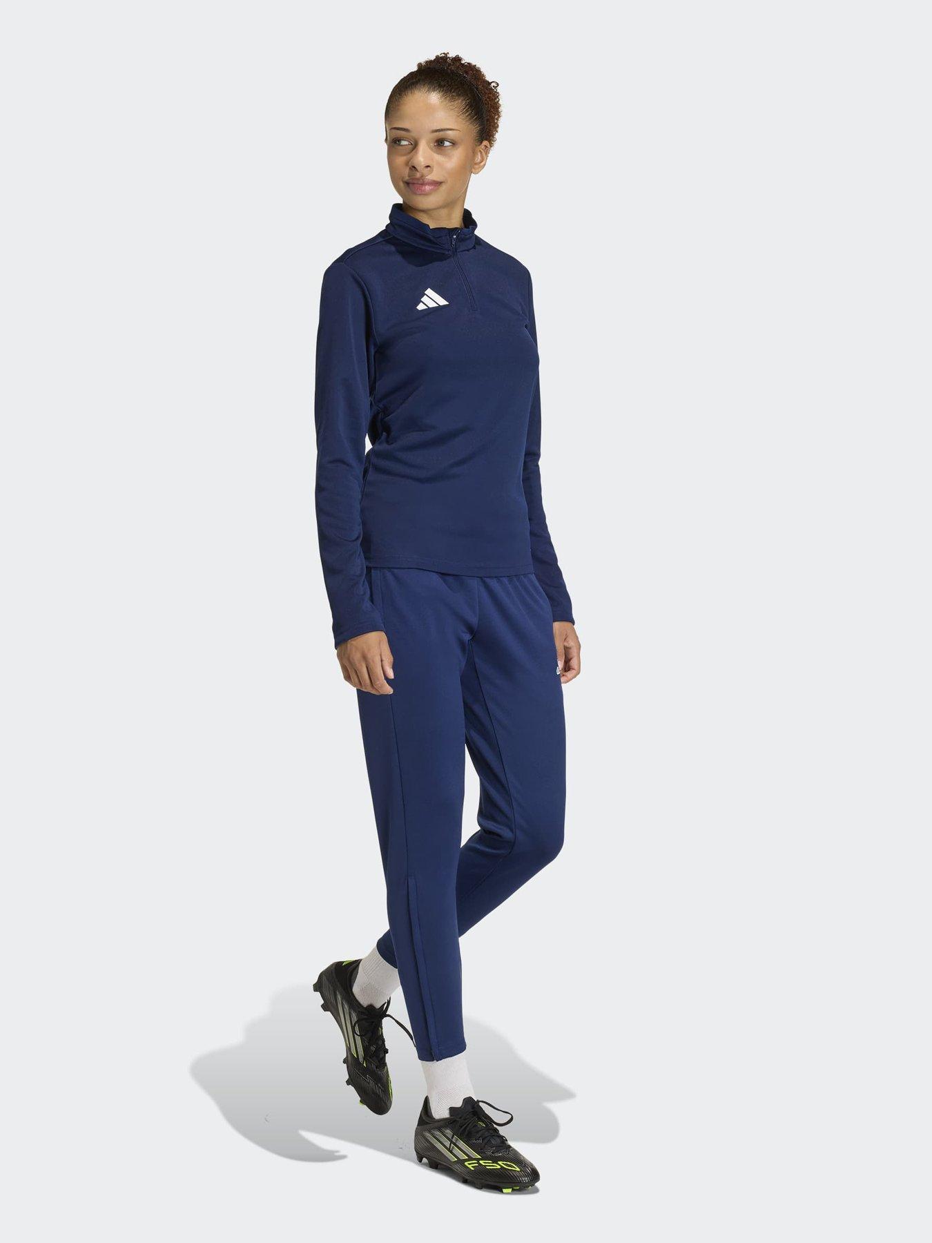 Image 3 of 7 of adidas Womens Entrada 26 Football Tracksuit Bottoms - Navy
