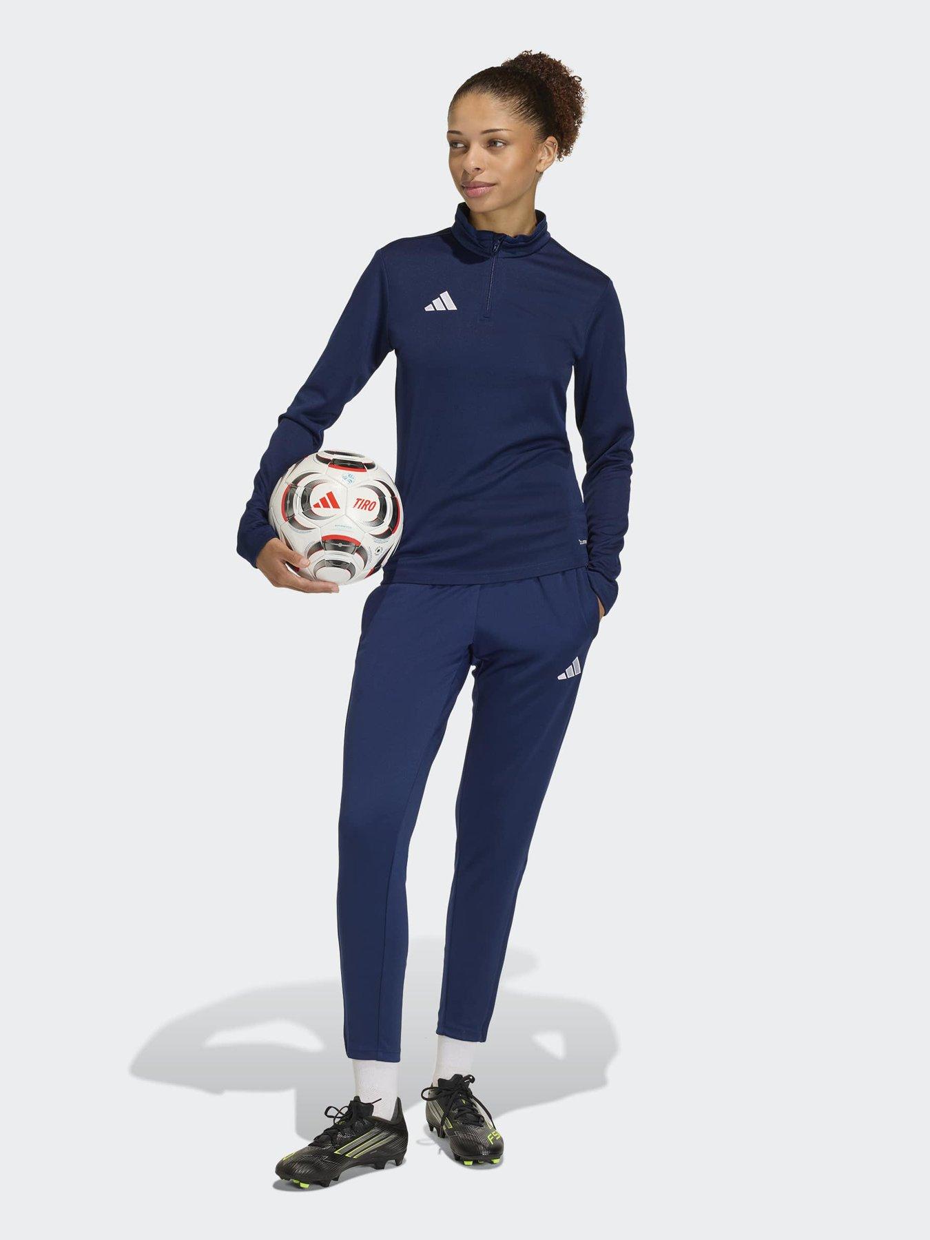 Image 4 of 7 of adidas Womens Entrada 26 Football Tracksuit Bottoms - Navy