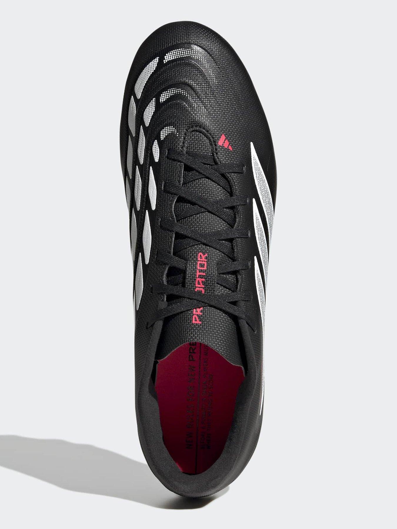 Image 4 of 7 of adidas Mens Predator Club Firm Ground Football Boot - Black