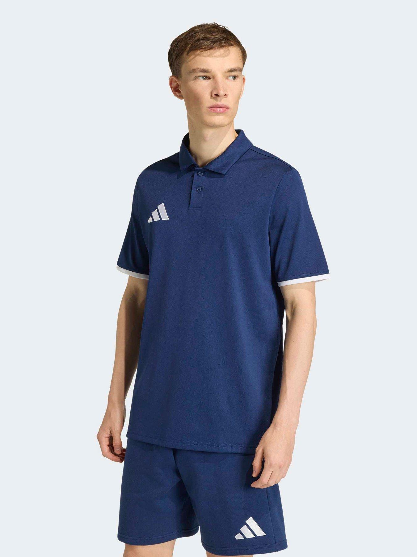 adidas Mens Football Entrada 26 Polo Shirt - Navy