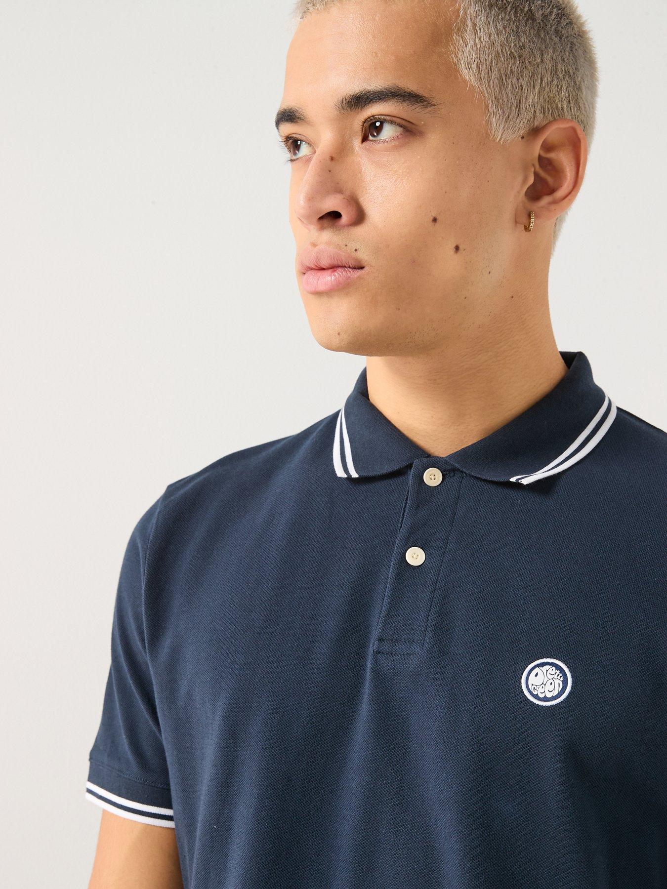  image of pretty-green-barton-polo-shirt-navy
