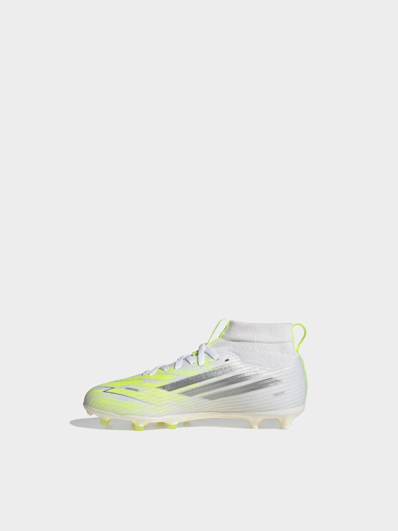 Image 6 of 6 of adidas Girls F50 Sparkfusion League Firm Ground Football Boot - White
