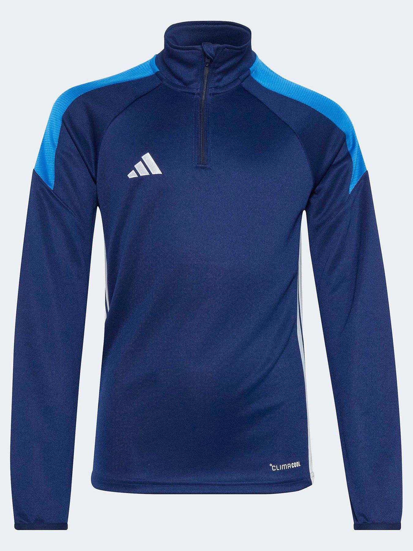 adidas Junior Tiro Football Track Top - Dark Blue