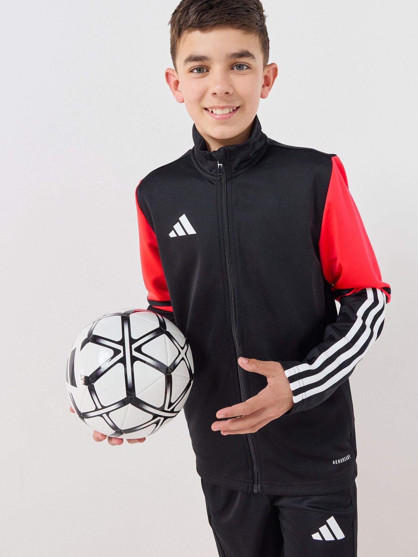 adidas Junior F50 Football Tracksuit Top - Black