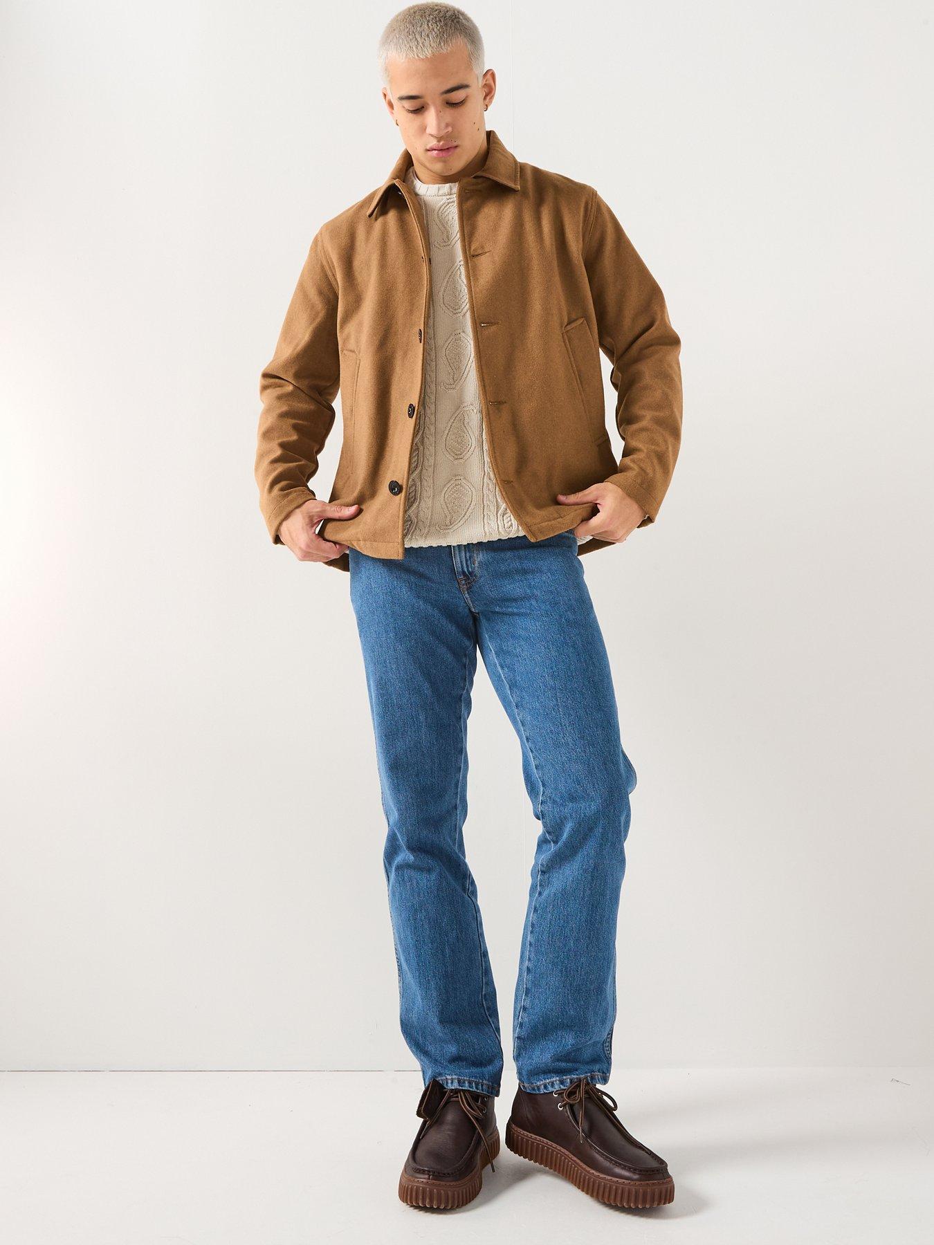  image of pretty-green-randolph-duffle-coat-brown