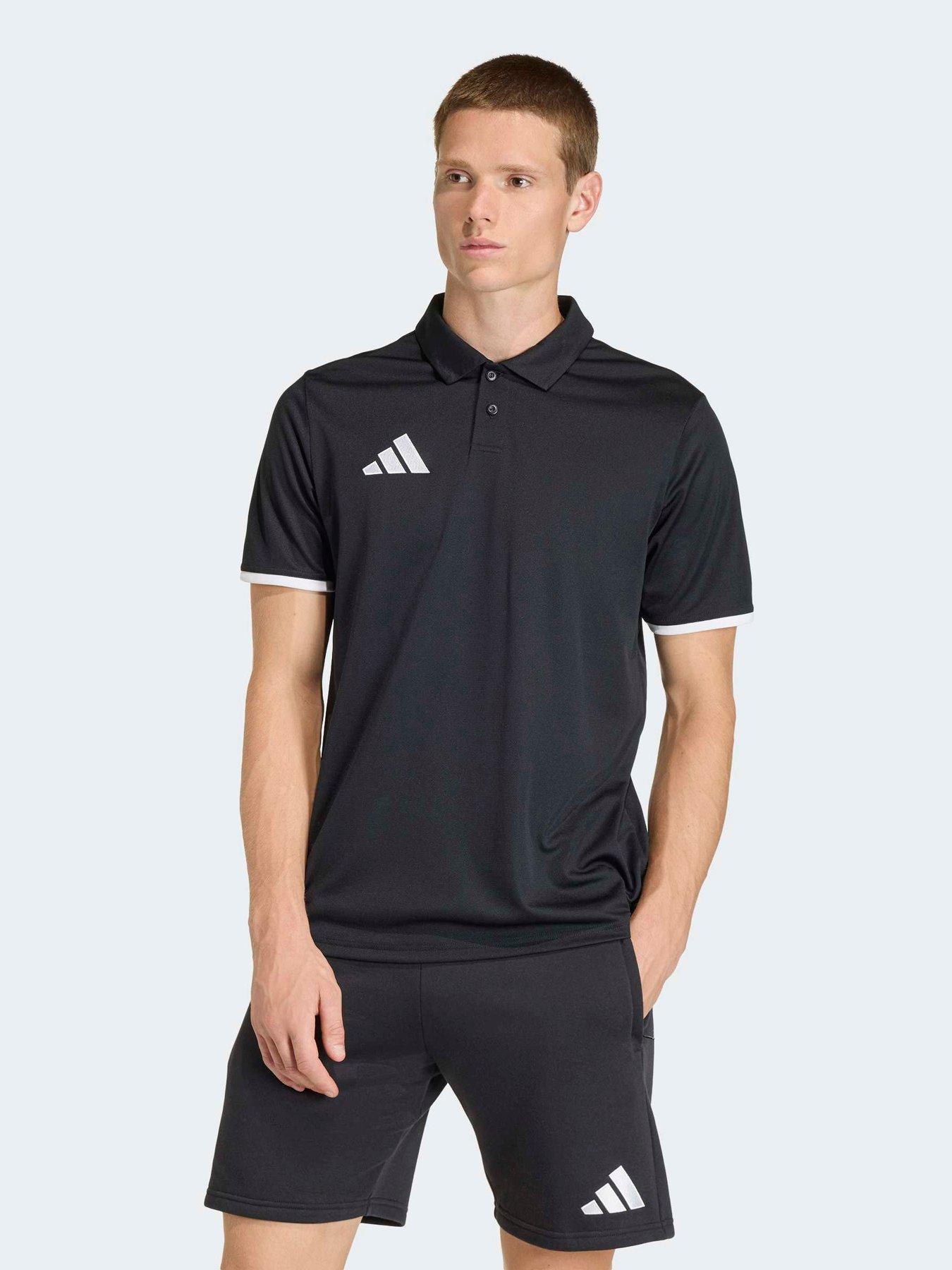 adidas Mens Football Entrada 26 Polo Shirt - Black