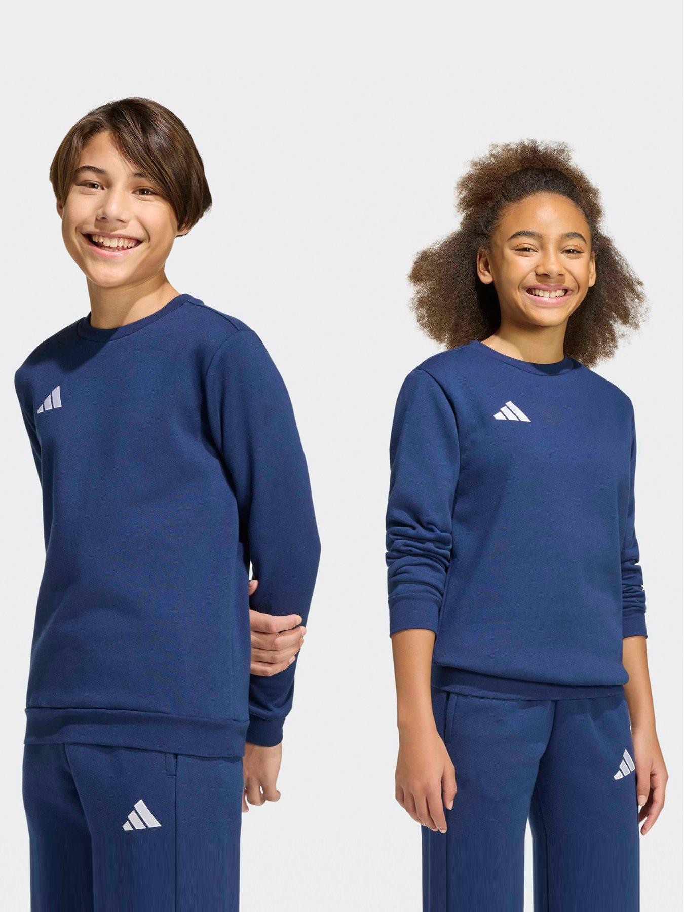 Image 1 of 6 of adidas Junior Entrada 26 Sweatshirt - Navy