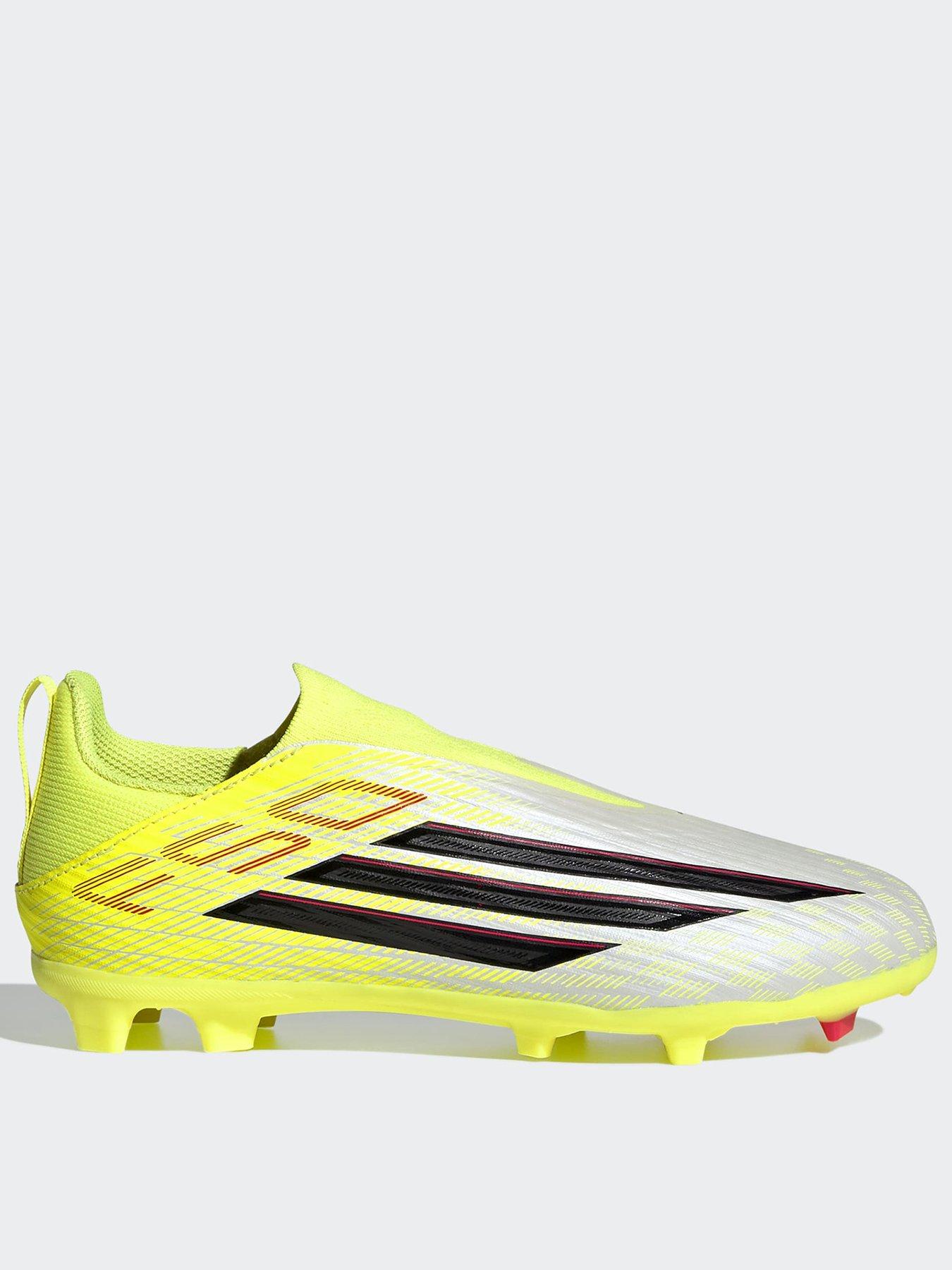 adidas-junior-f50-league-laceless-firm-ground-football-boot-yellow
