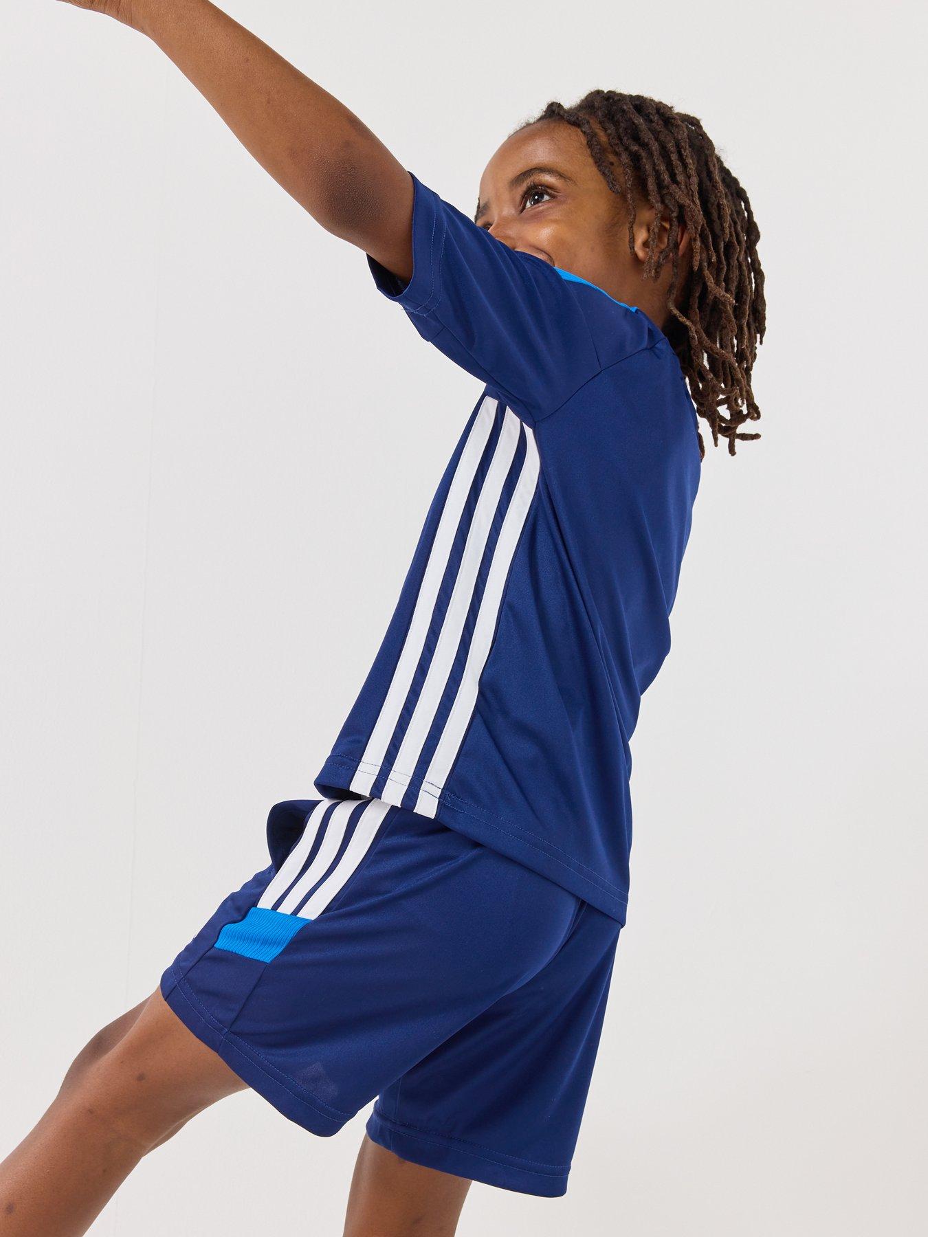 Image 2 of 7 of adidas Junior Tiro Football Training Mini Kit - Dark Blue