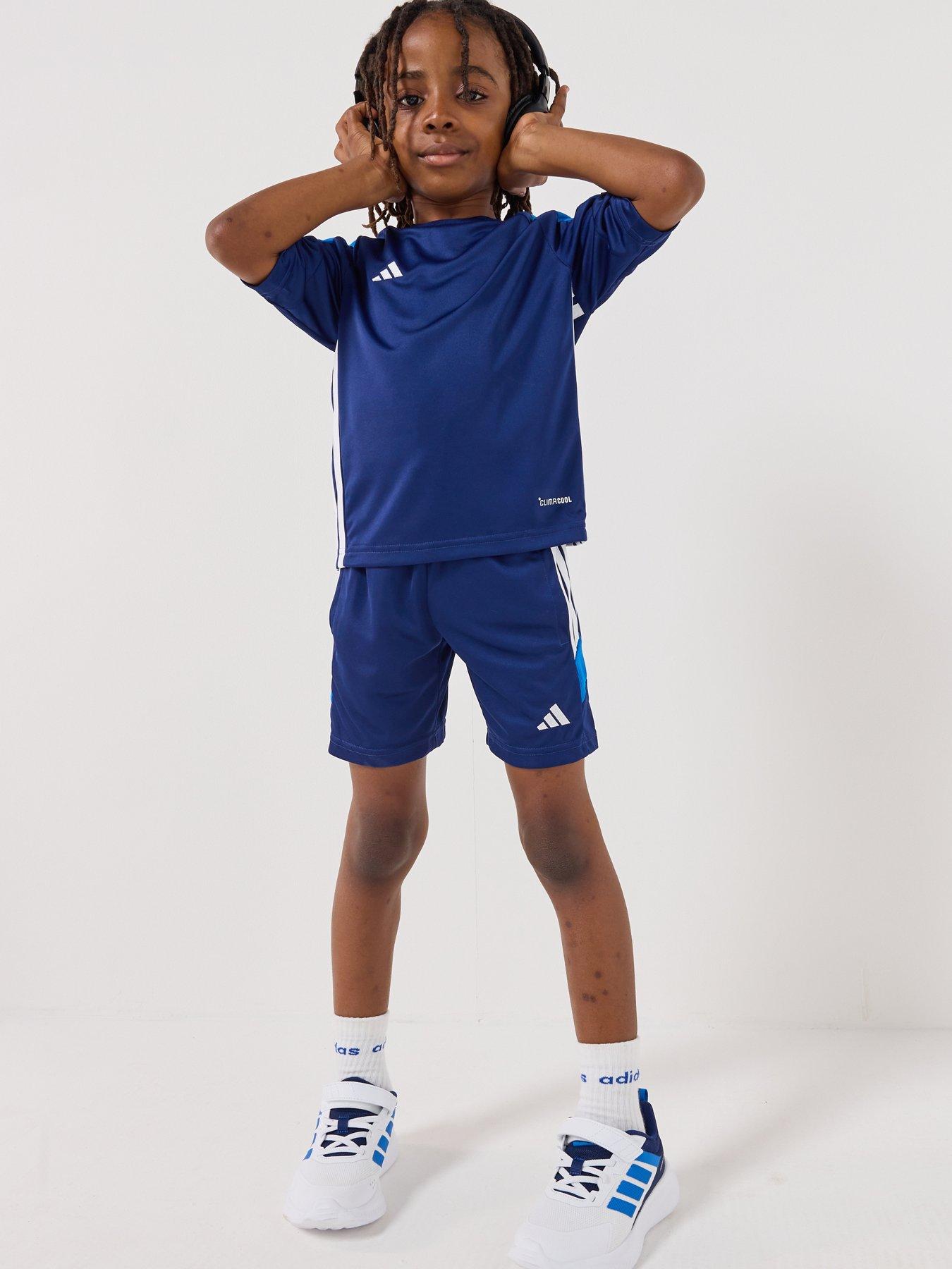Image 3 of 7 of adidas Junior Tiro Football Training Mini Kit - Dark Blue