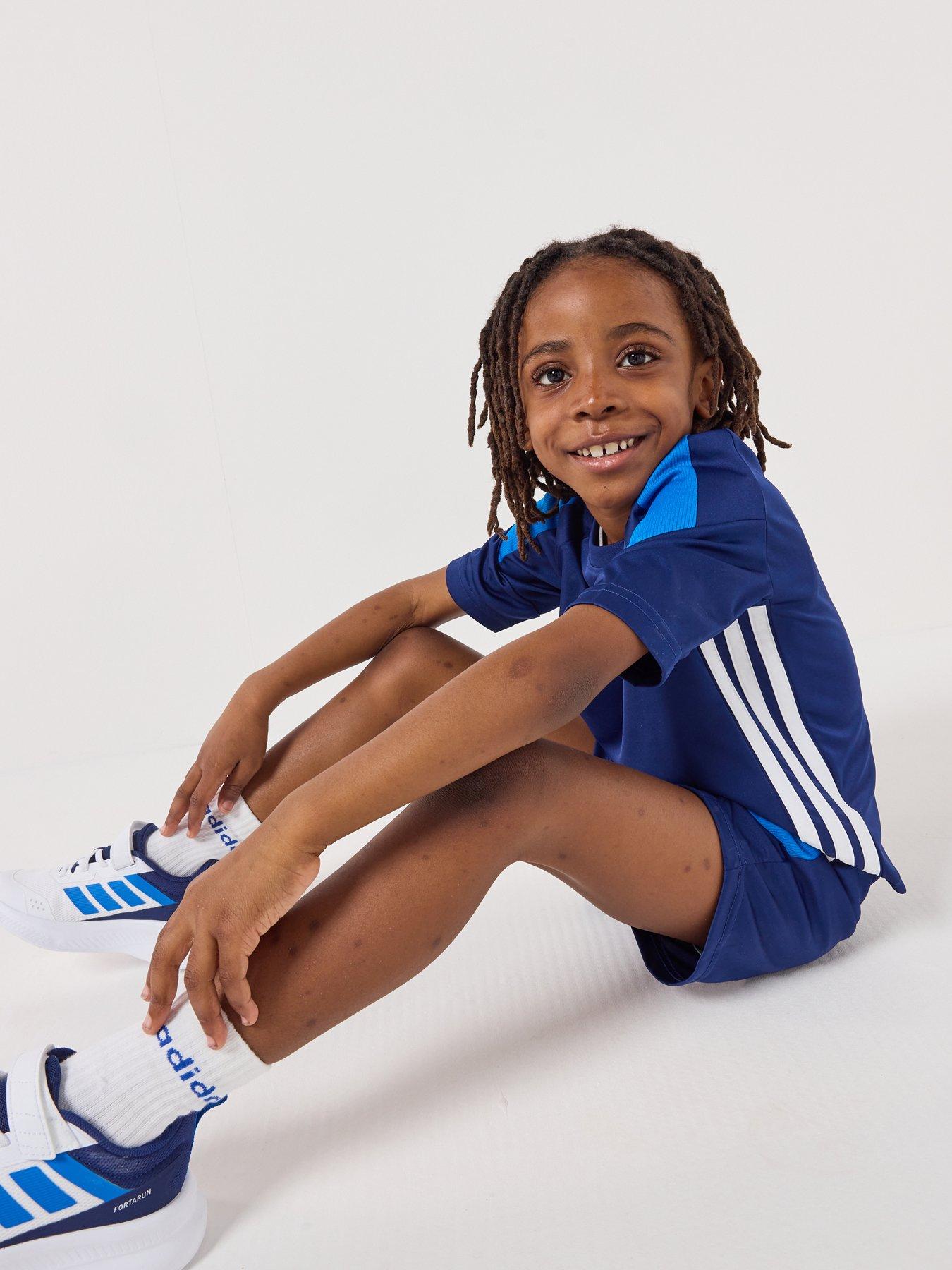 Image 4 of 7 of adidas Junior Tiro Football Training Mini Kit - Dark Blue