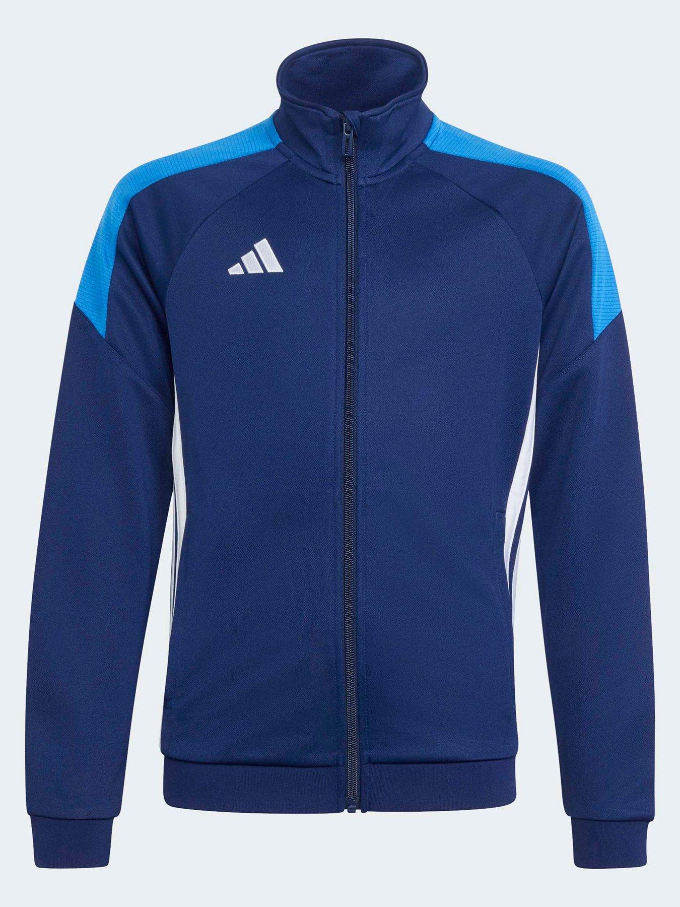 Image 3 of 5 of adidas Junior Tiro Football Tracksuit - Dark Blue
