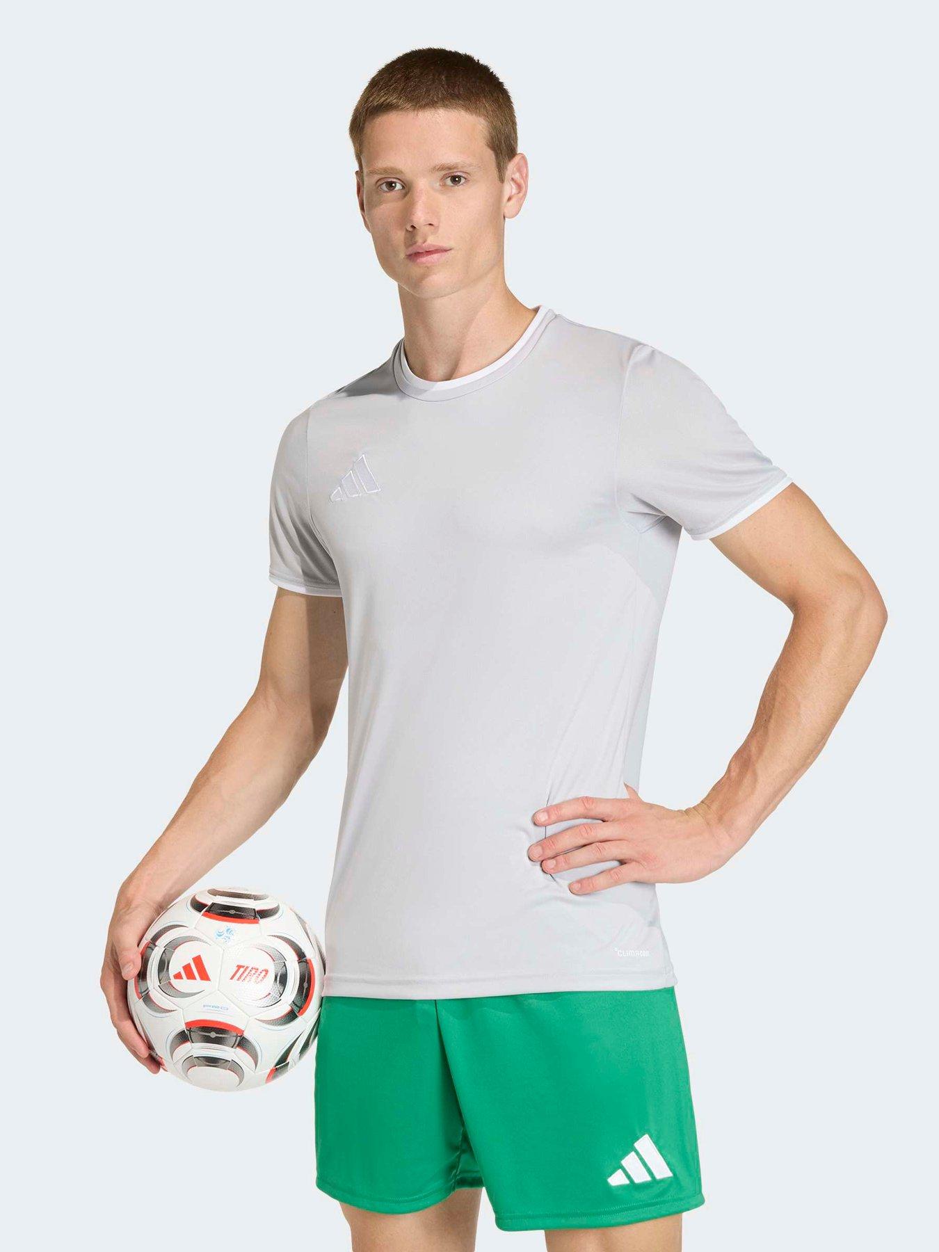 adidas Mens Football Entrada 26 Tee - Grey