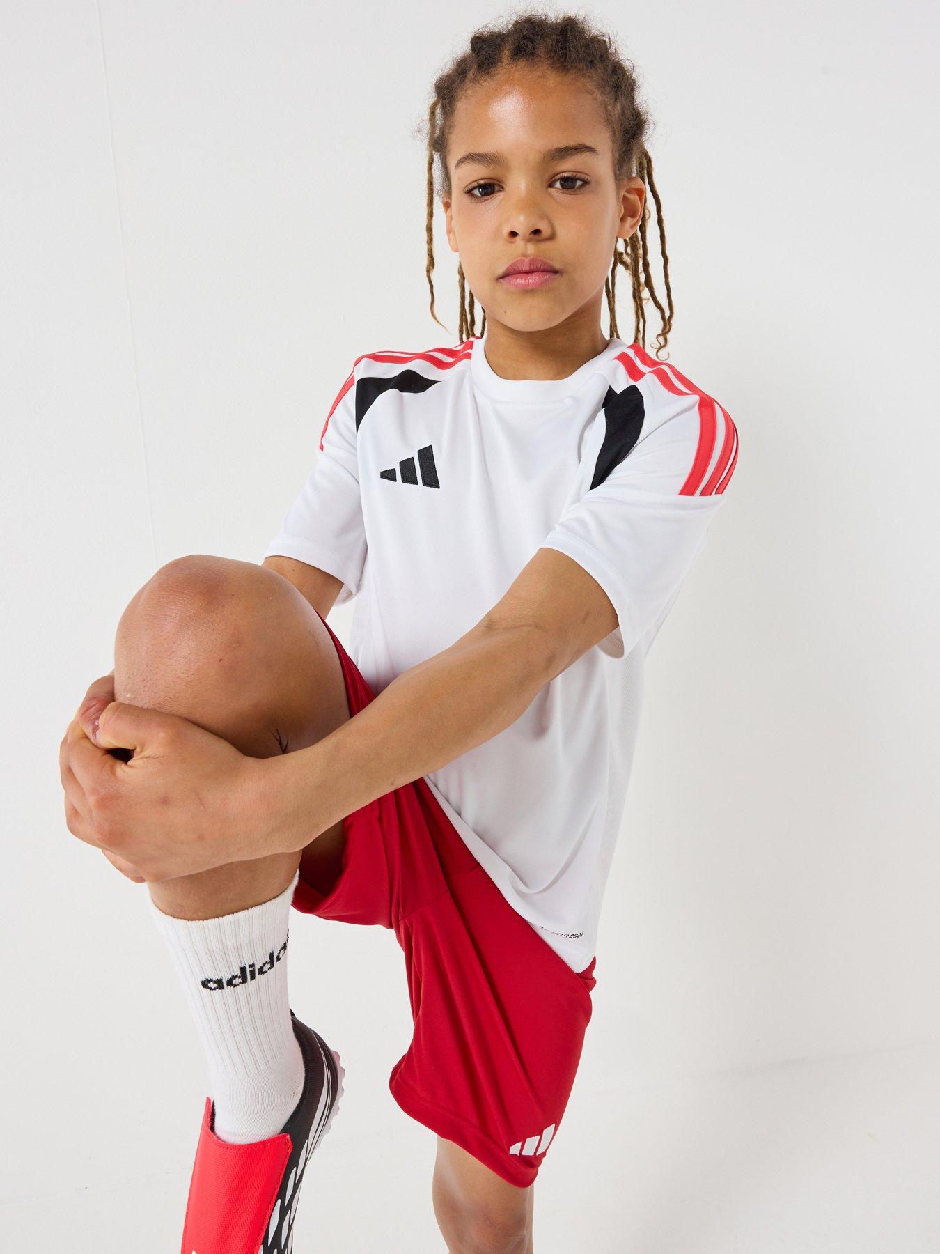 adidas Junior Tiro 26 Football Training Jersey - White