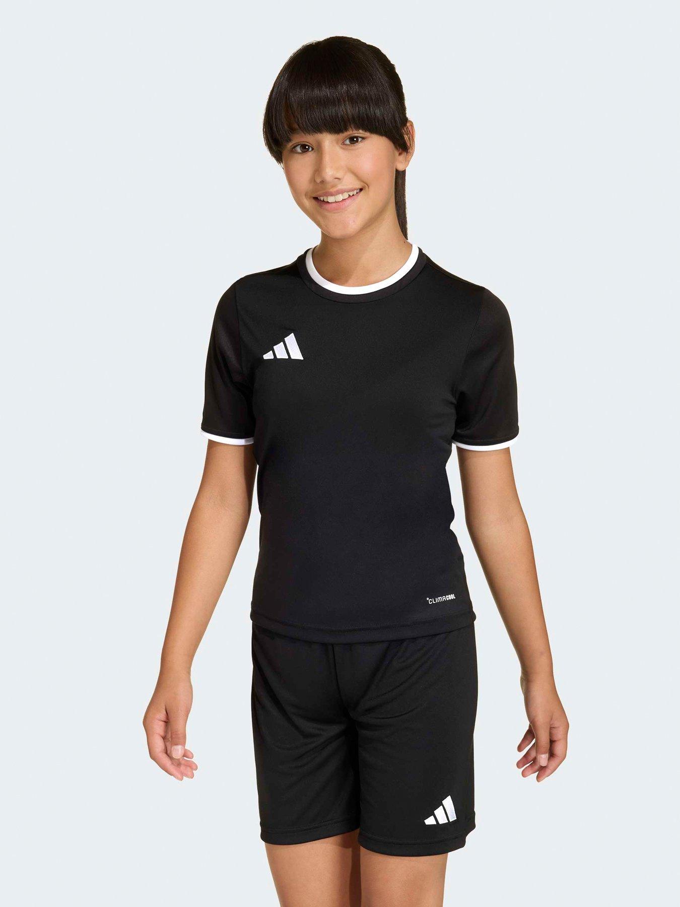 Image 1 of 3 of adidas Junior Football Entrada 26 Tee - Black
