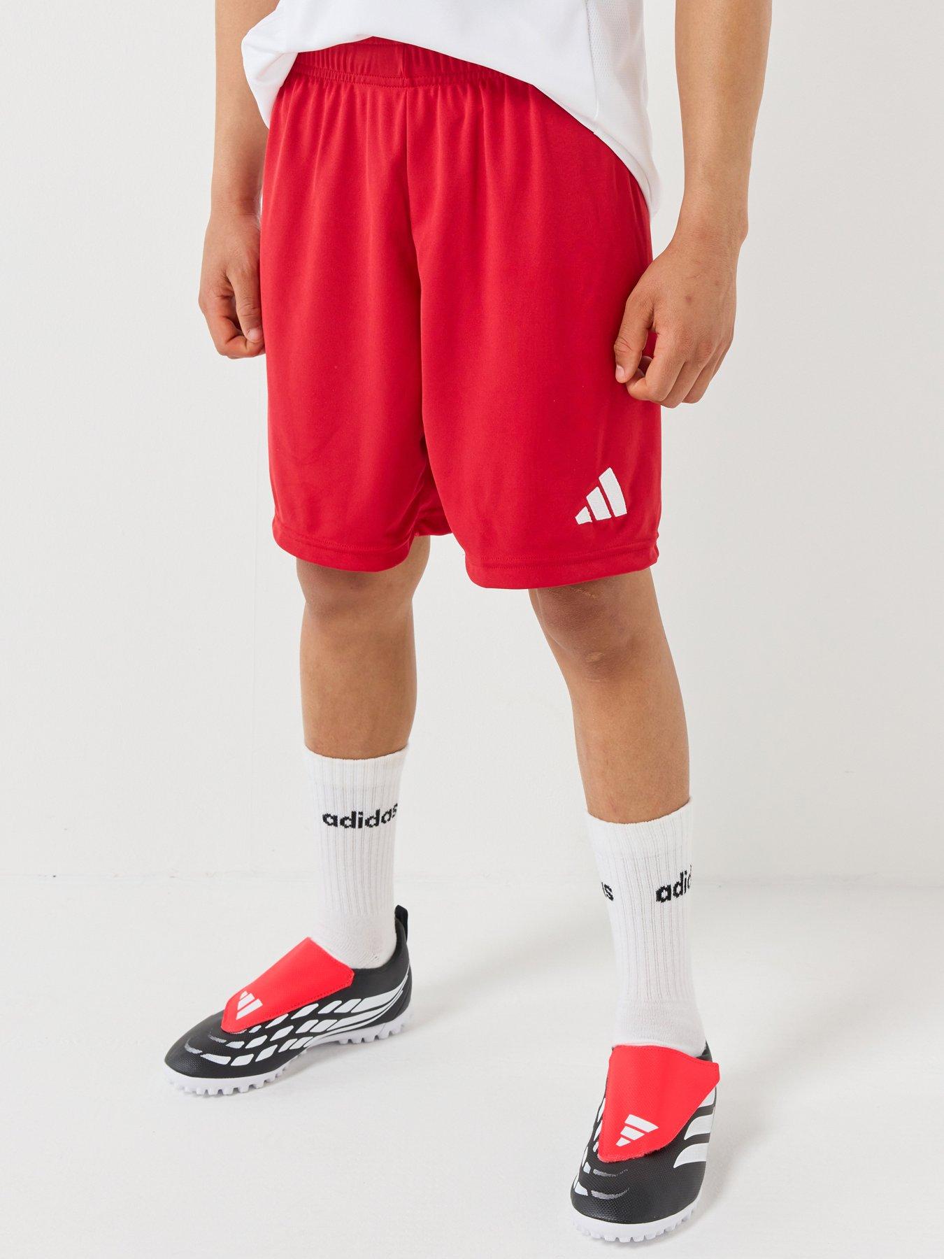 Image 1 of 6 of adidas Junior Entrada 26 Training Shorts - Red
