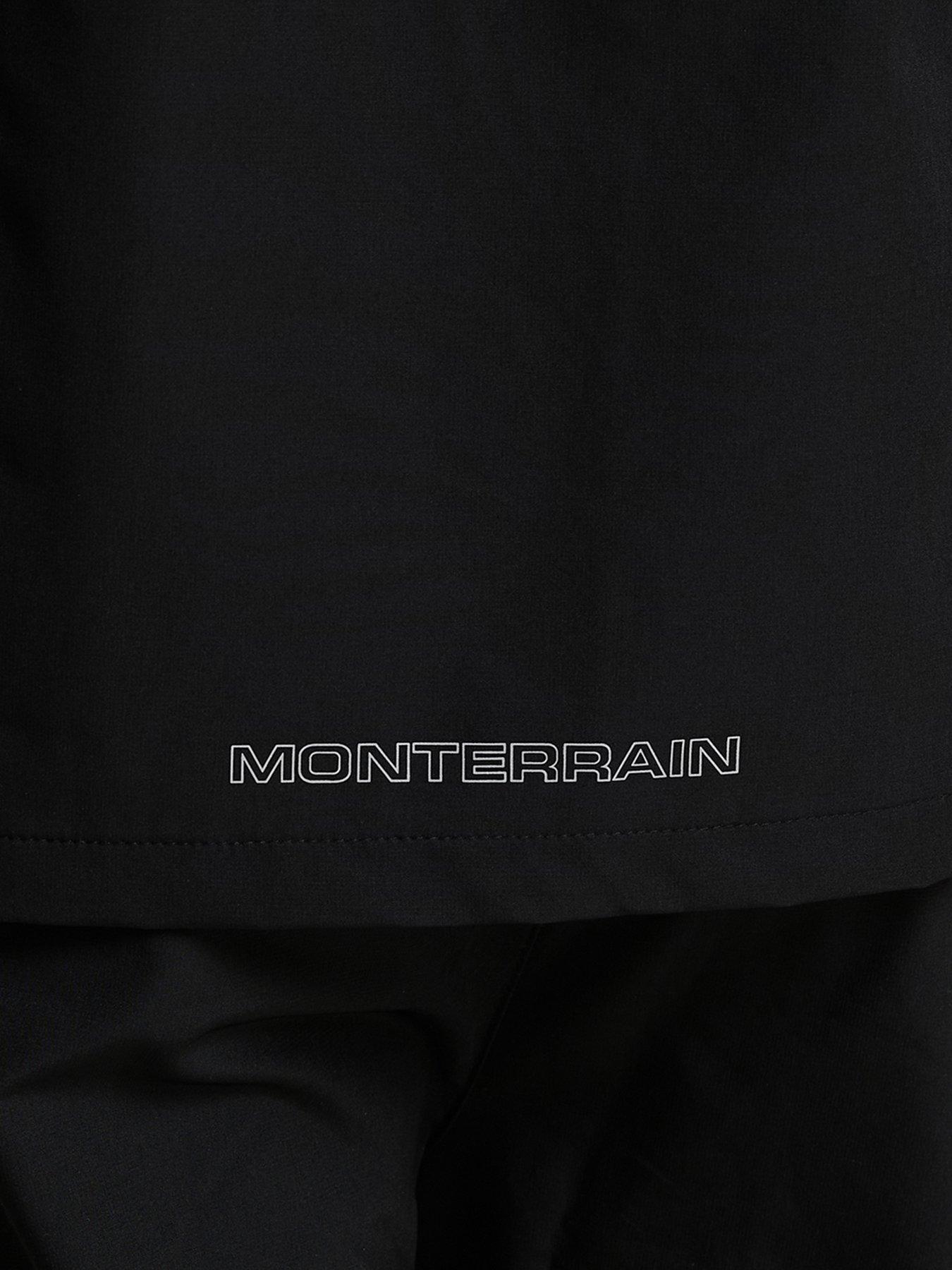 Image 6 of 6 of Monterrain Boys Deflect 20 Woven Zt Hood Jacket - Jet Black / Iron Gate