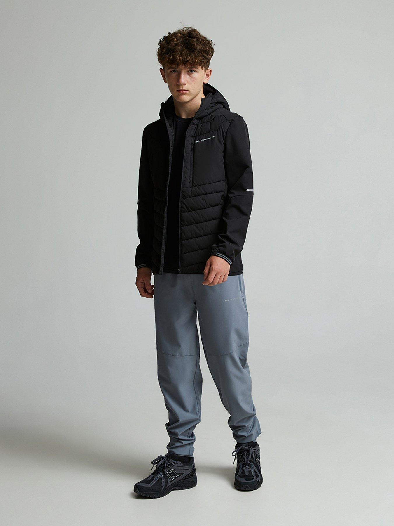 Image 3 of 5 of Monterrain Boys Realm Hybrid Jacket - Jet Black