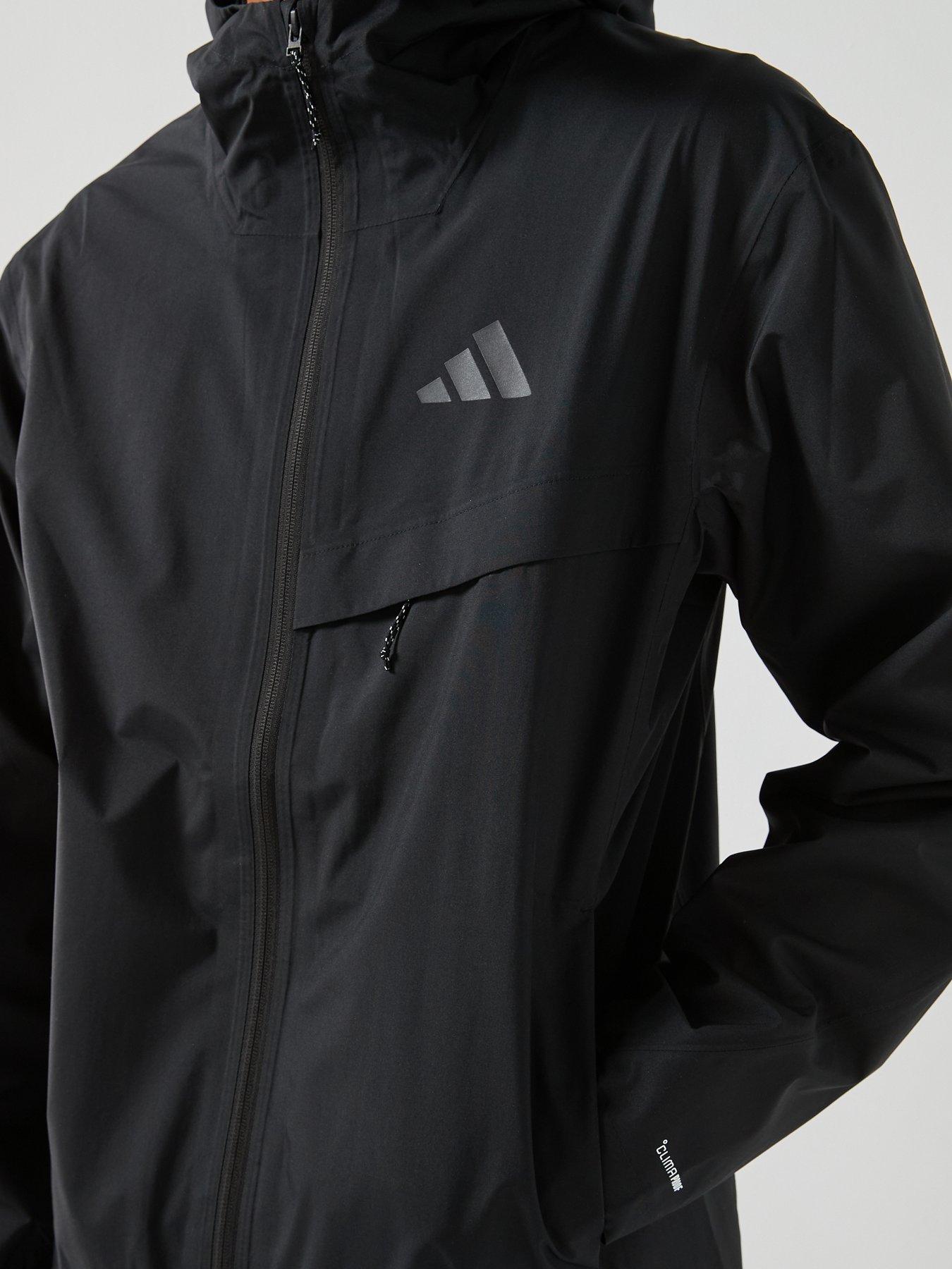 adidas Terrex Mens Mountain 2L Rain Jacket - Black