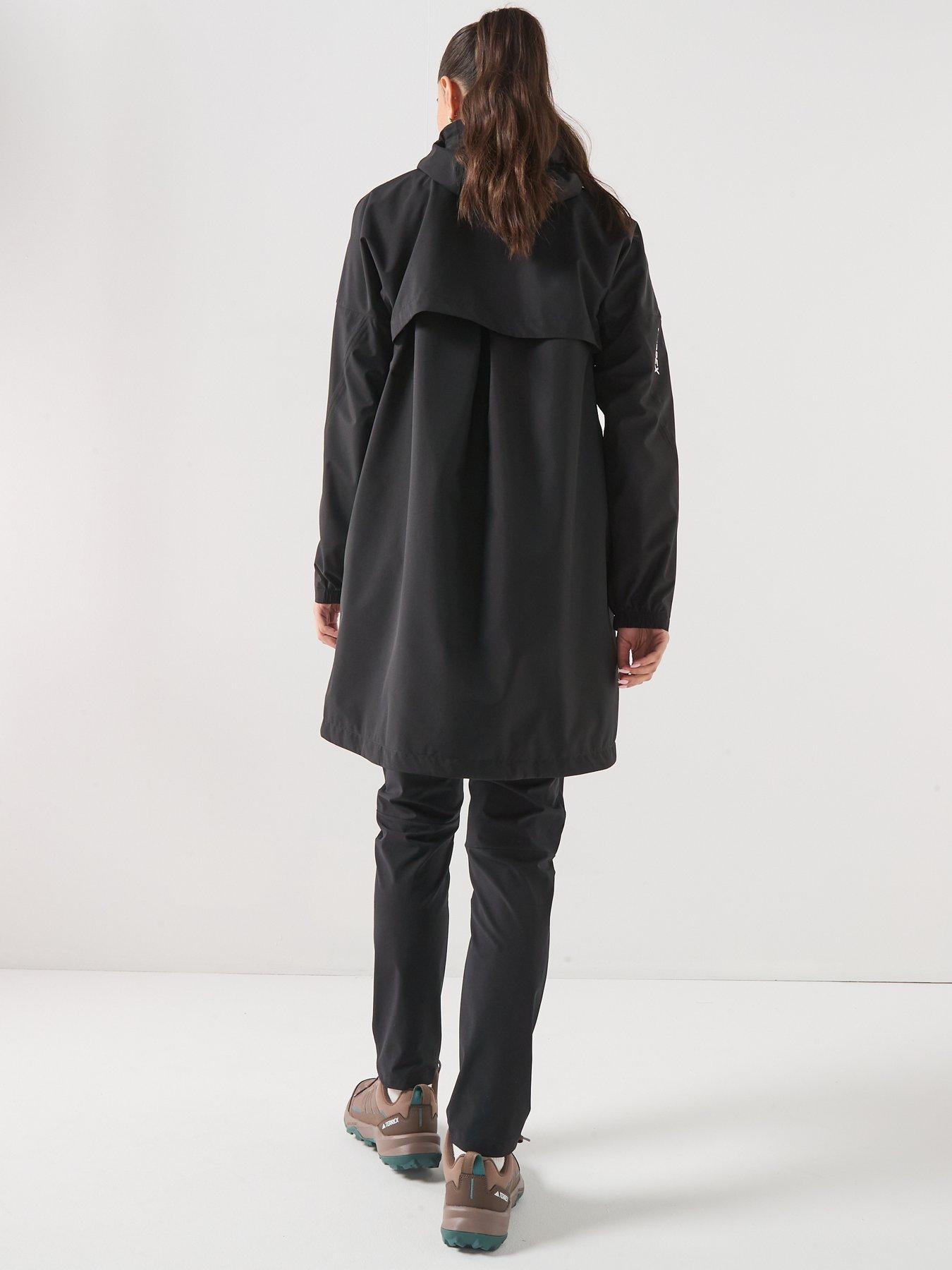 adidas Terrex Womens Mountain 2L Rain Parka - Black | Littlewoods