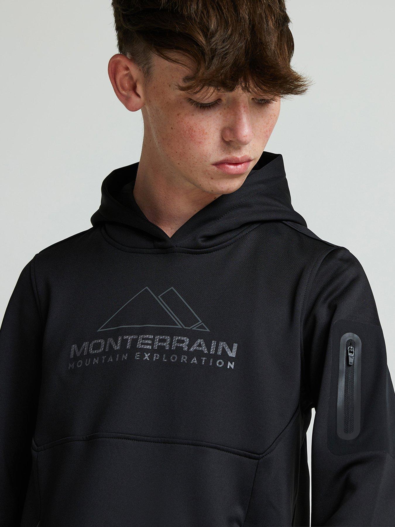 Image 4 of 5 of Monterrain Boys Swift Oth Hoodie - Jet Black
