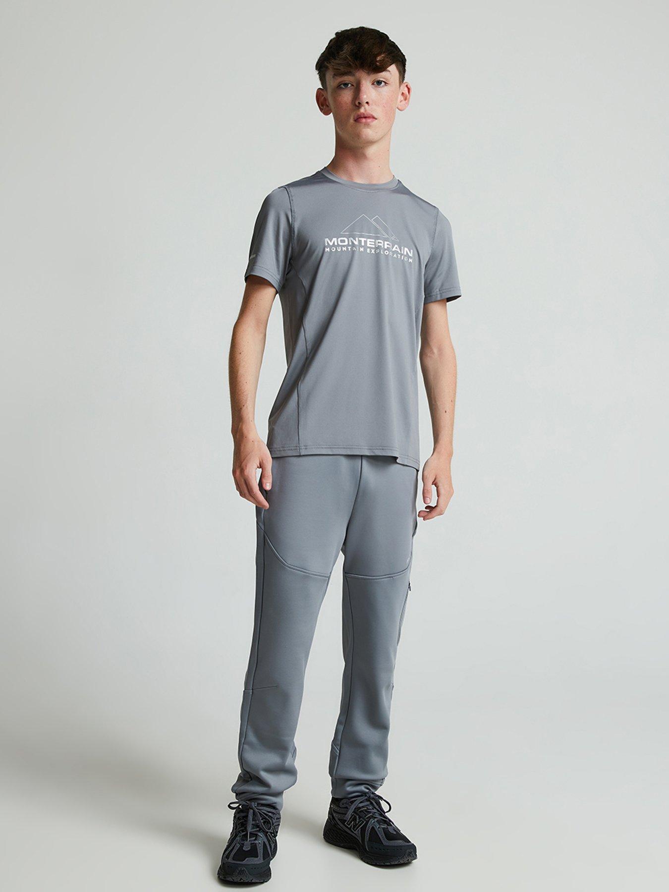 Image 3 of 5 of Monterrain Boys Swift T-Shirt - Night Owl Grey