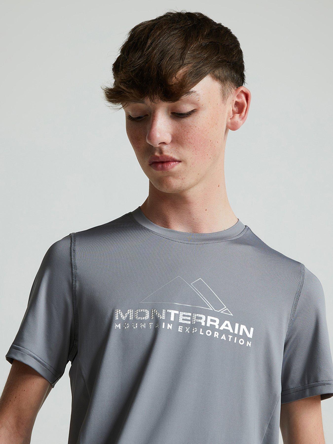 Image 5 of 5 of Monterrain Boys Swift T-Shirt - Night Owl Grey