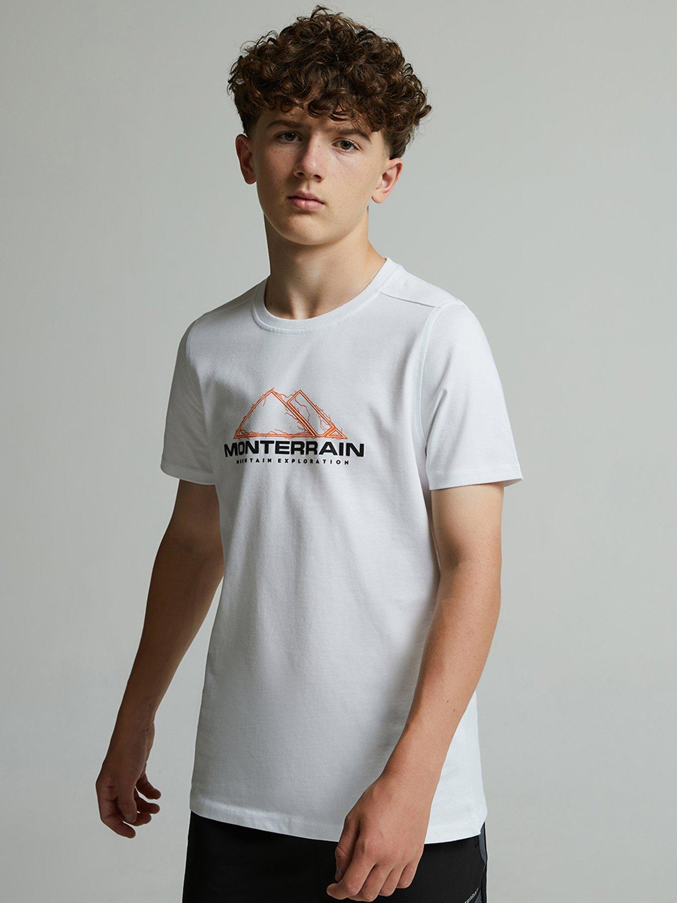Image 1 of 5 of Monterrain Boys Thunder T-Shirt - White