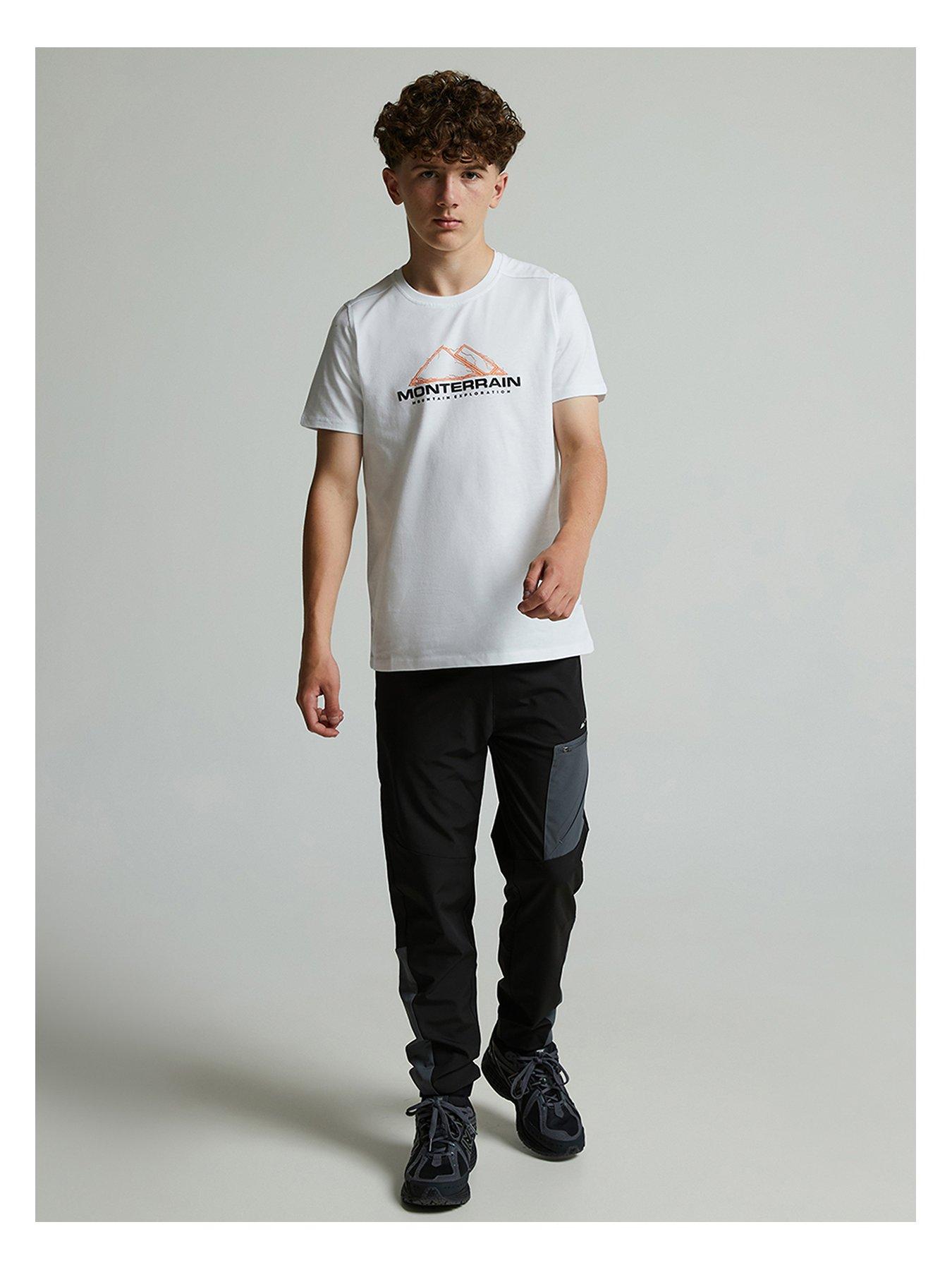 Image 2 of 5 of Monterrain Boys Thunder T-Shirt - White