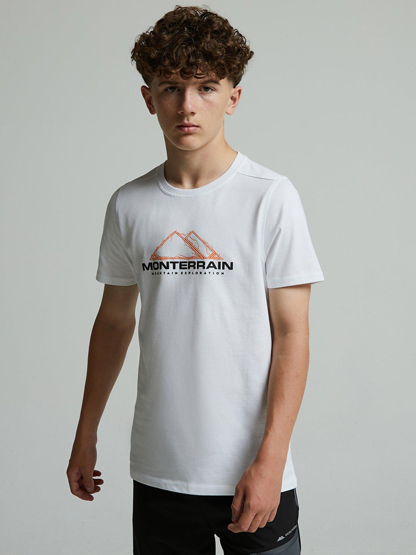 Image 4 of 5 of Monterrain Boys Thunder T-Shirt - White
