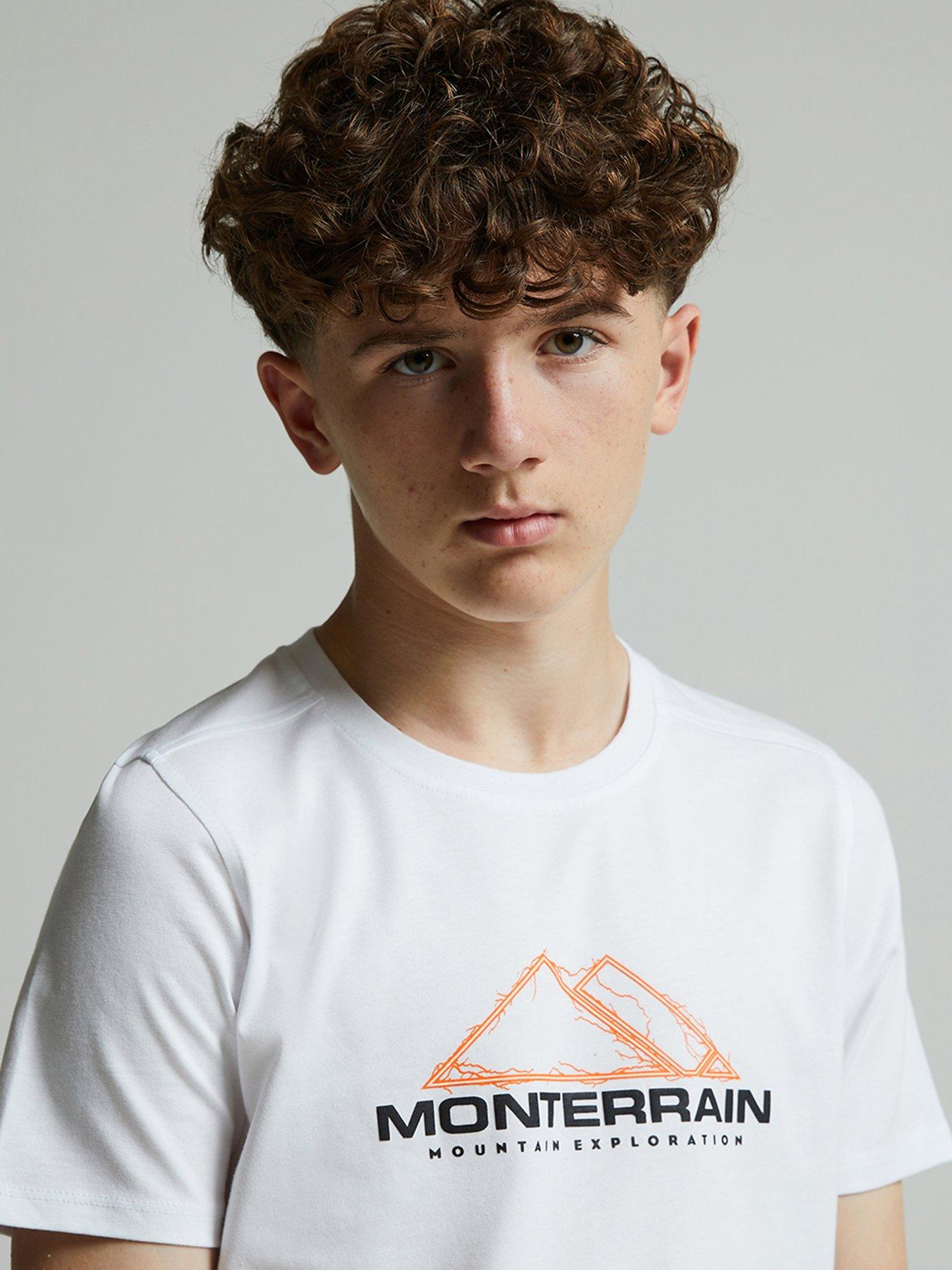 Image 5 of 5 of Monterrain Boys Thunder T-Shirt - White