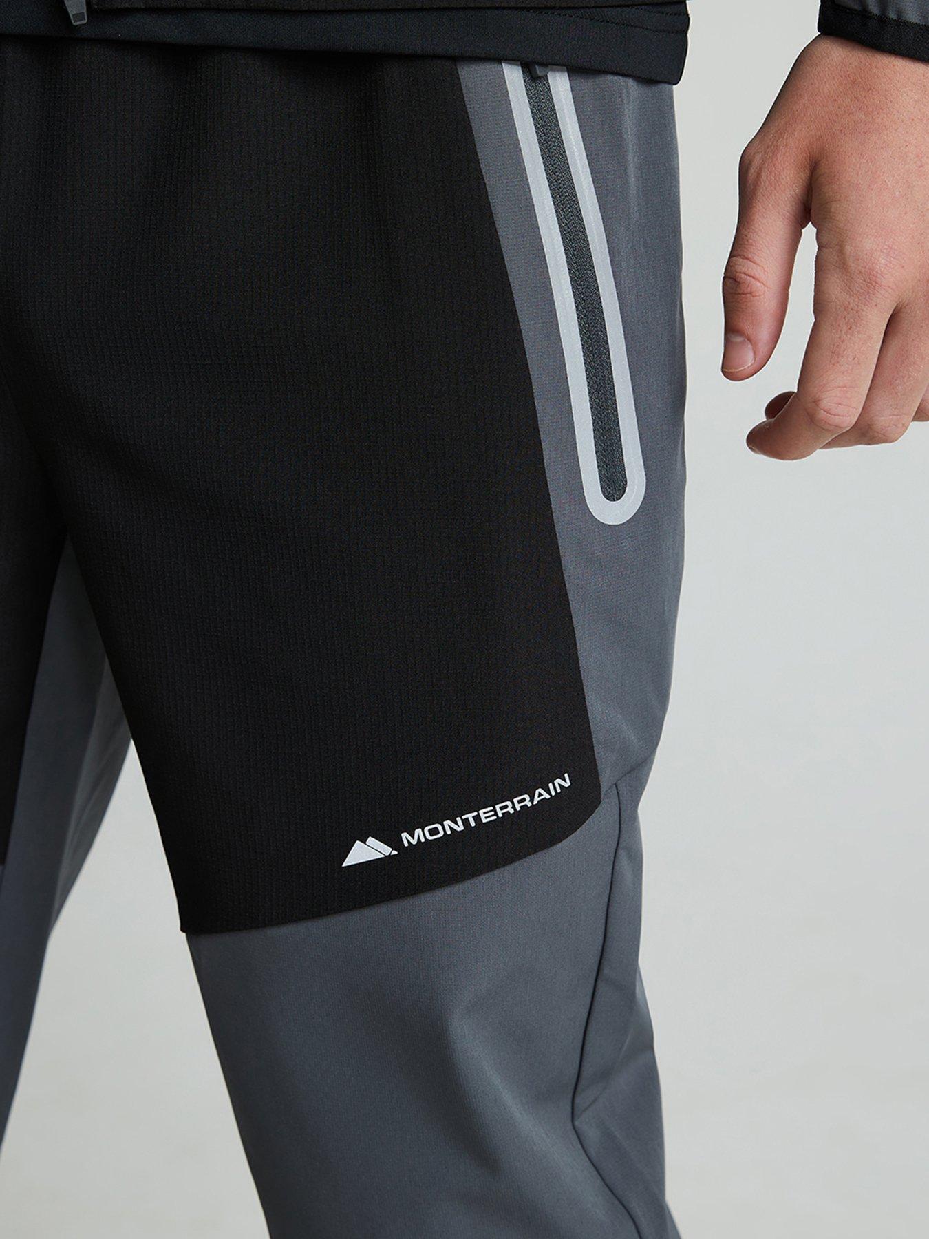  image of monterrain-boys-ventax-woven-running-pants-jet-iron-gate