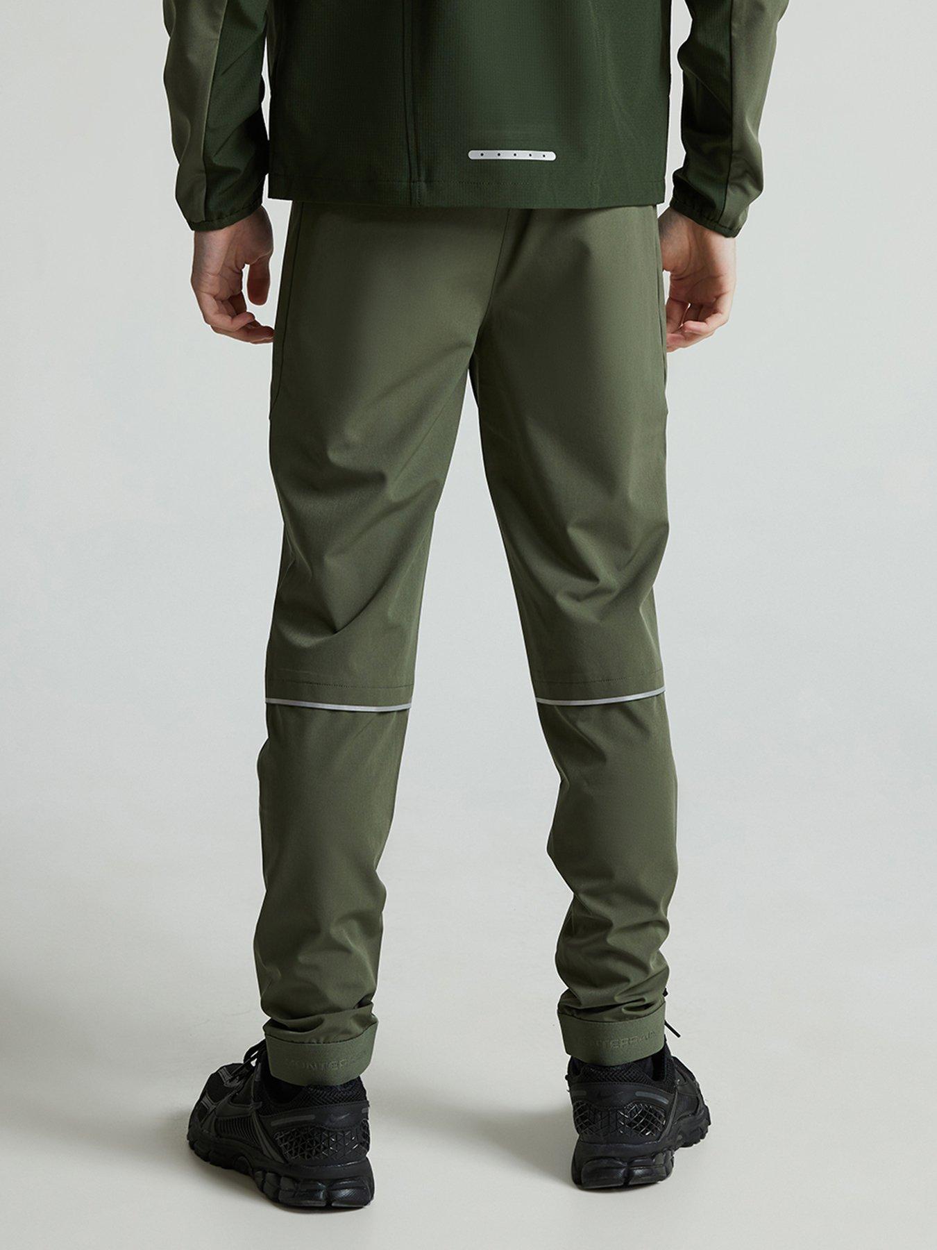  image of monterrain-boys-ventax-woven-running-pants-kombu-beetle