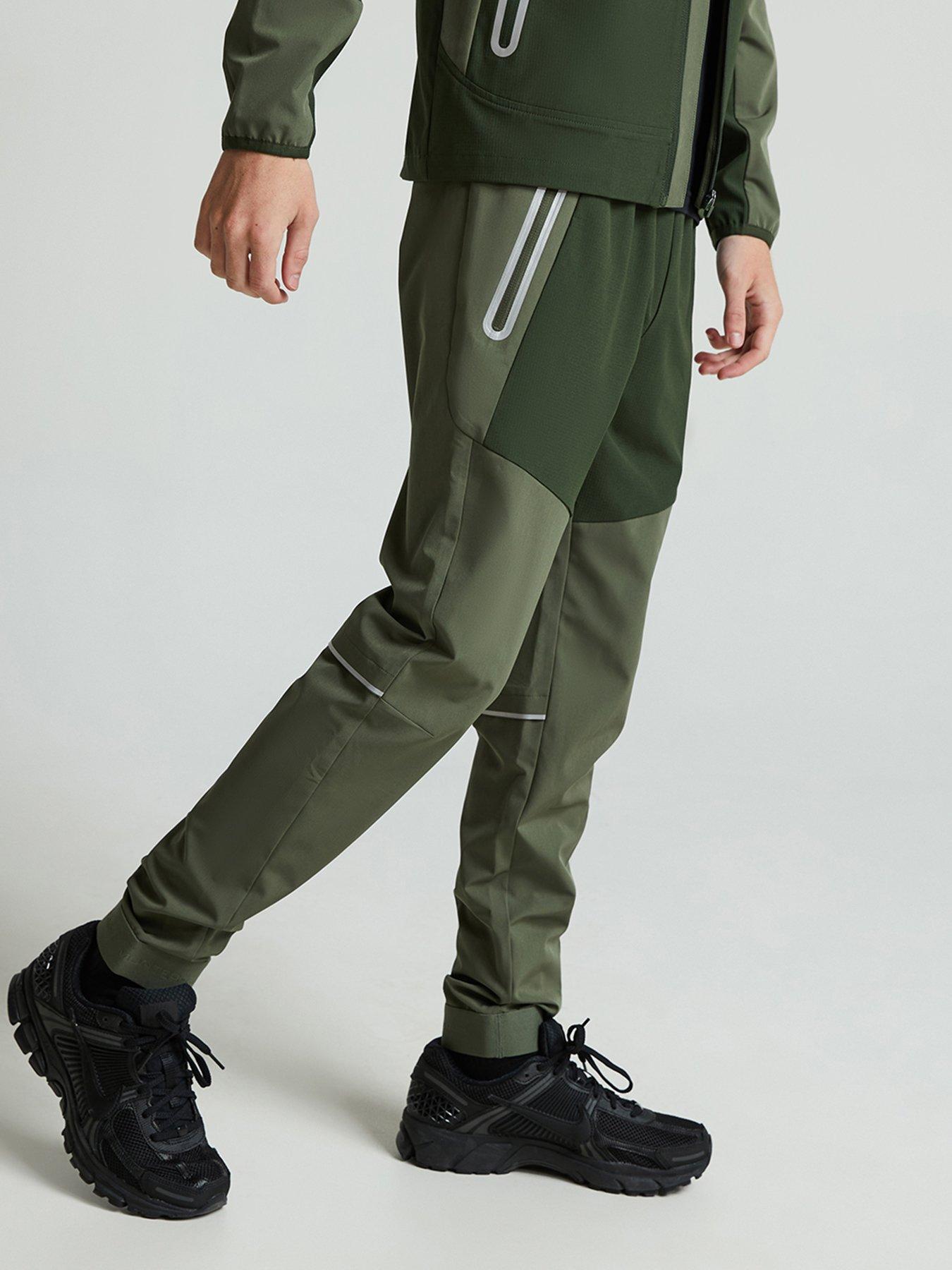  image of monterrain-boys-ventax-woven-running-pants-kombu-beetle