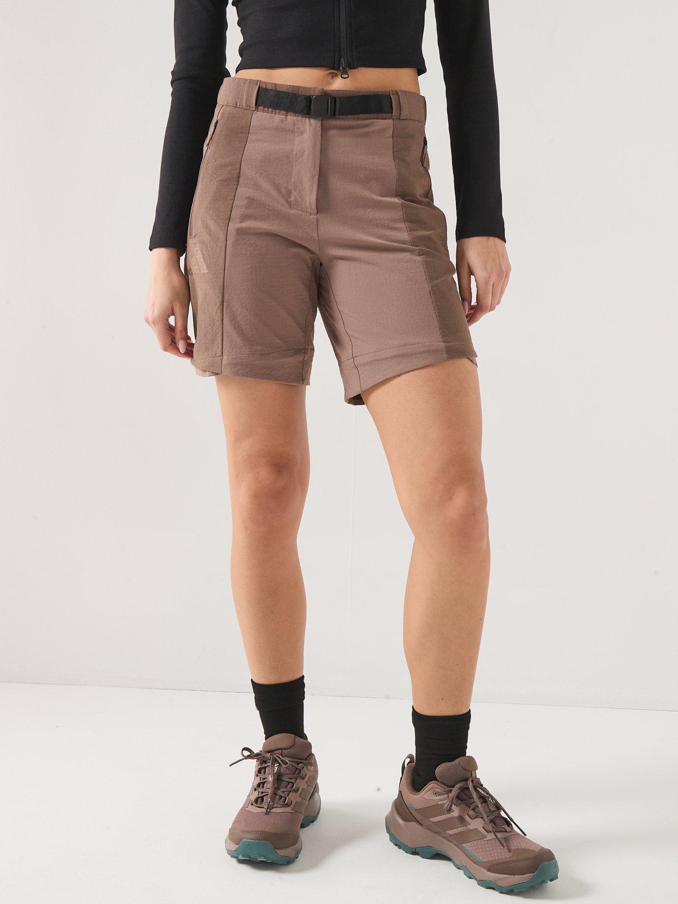 Image 4 of 7 of adidas Terrex Womens Xpr Zip Off Walking Trousers - Brown