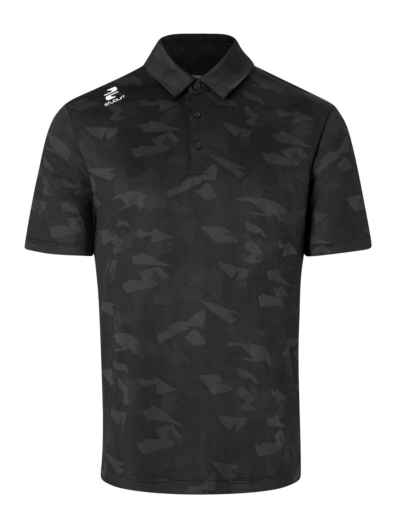 Image 1 of 2 of Stuburt Mens Golf Bullfinch Polo - Black