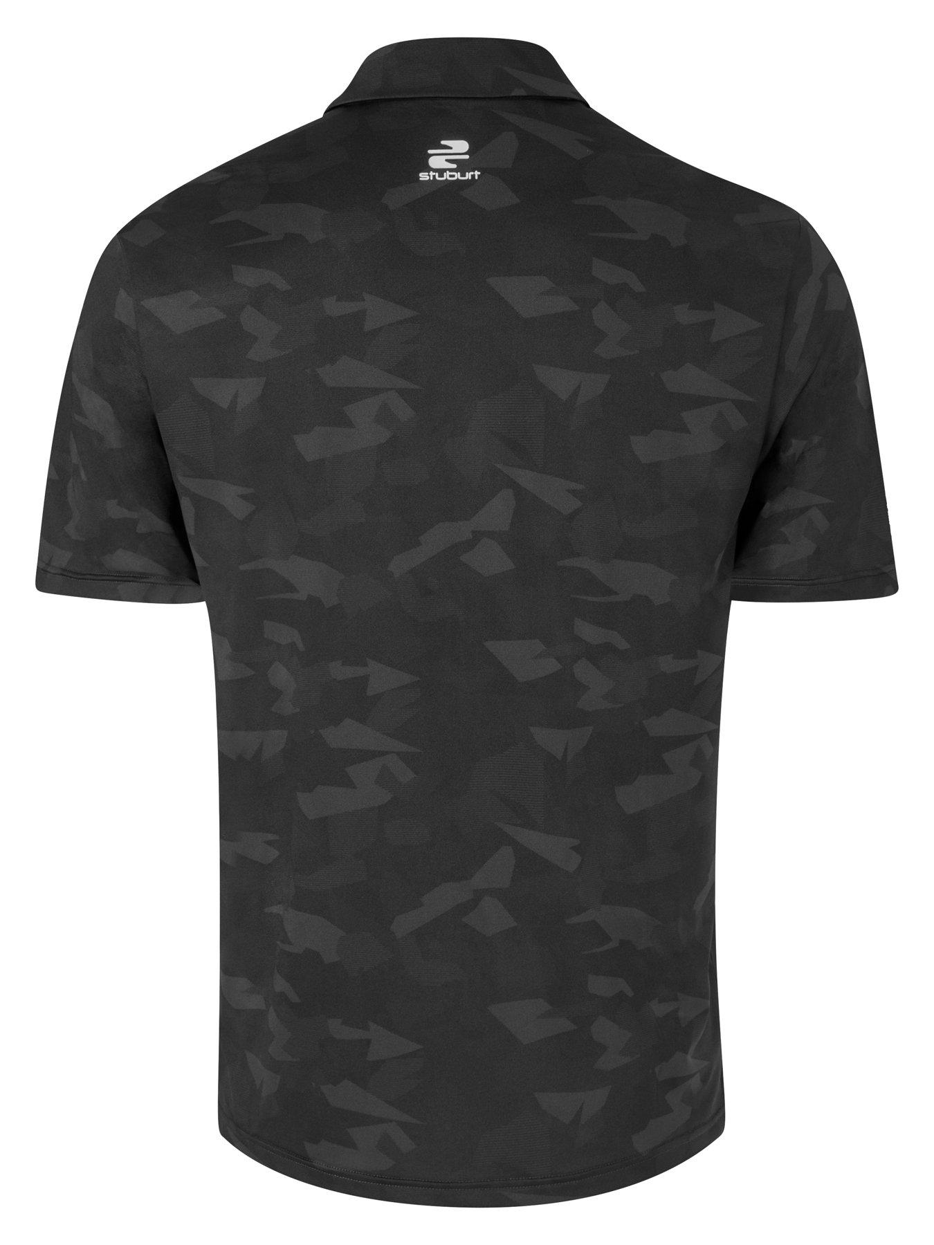 Image 2 of 2 of Stuburt Mens Golf Bullfinch Polo - Black