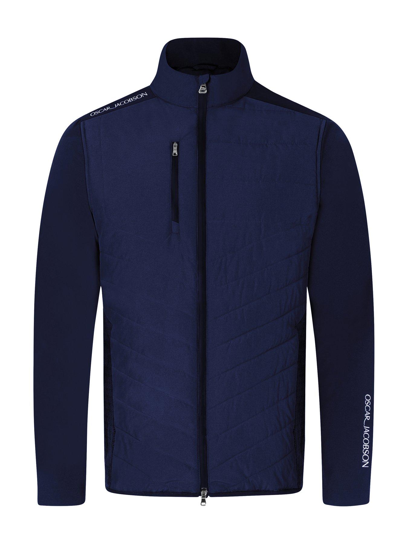 Image 1 of 3 of Oscar Jacobson Mens Golf Beaumont Jacket - Navy