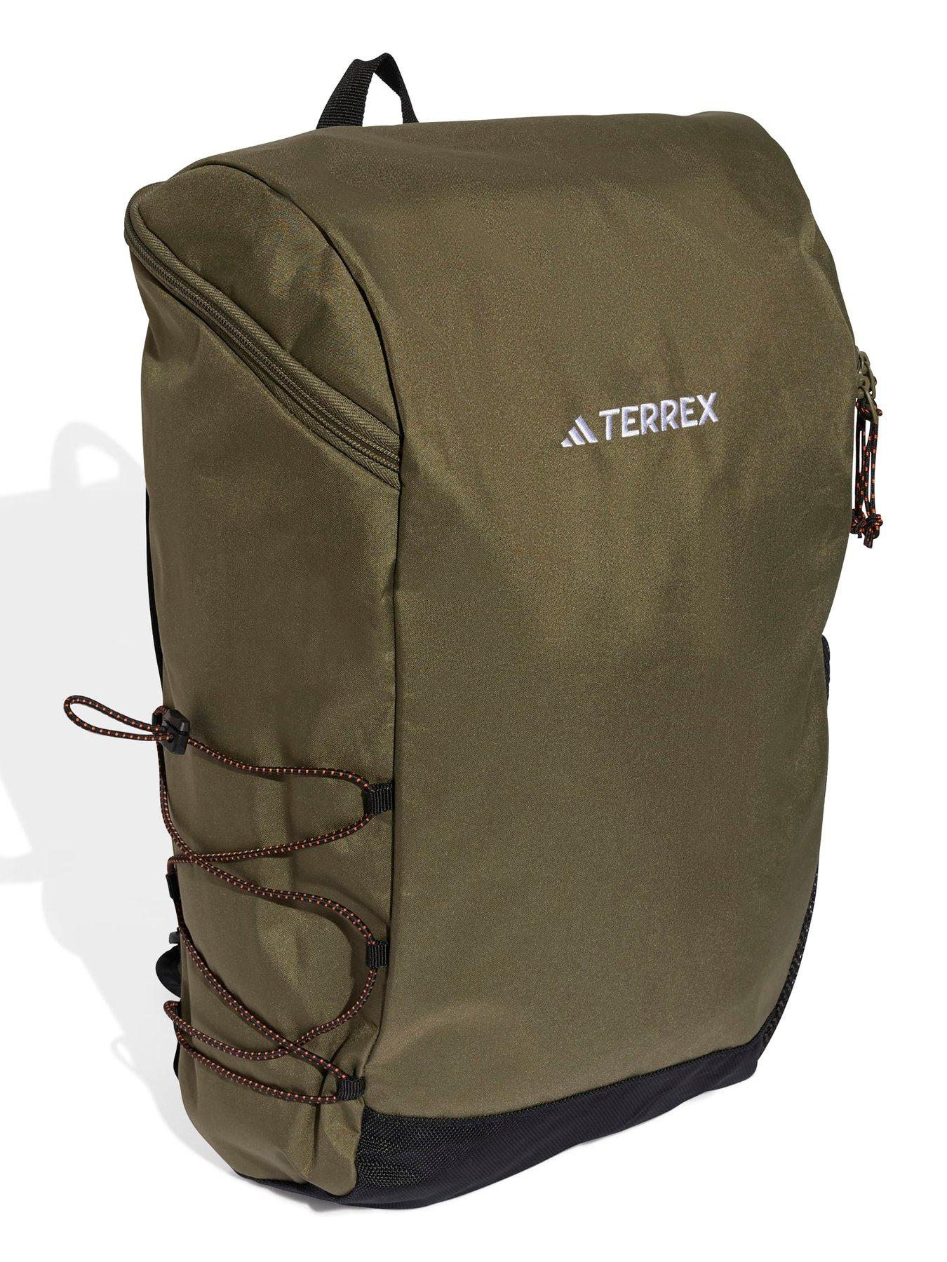  image of adidas-terrex-unisex-mountain-20l-essential-hiking-backpack-khaki