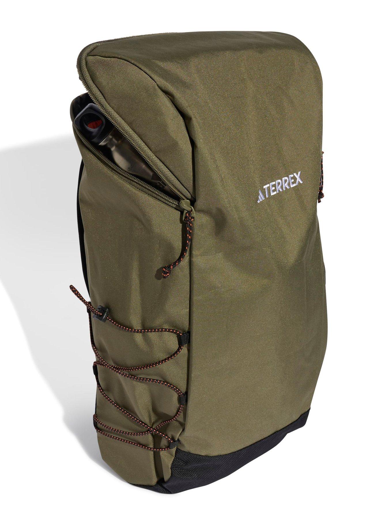  image of adidas-terrex-unisex-mountain-20l-essential-hiking-backpack-khaki