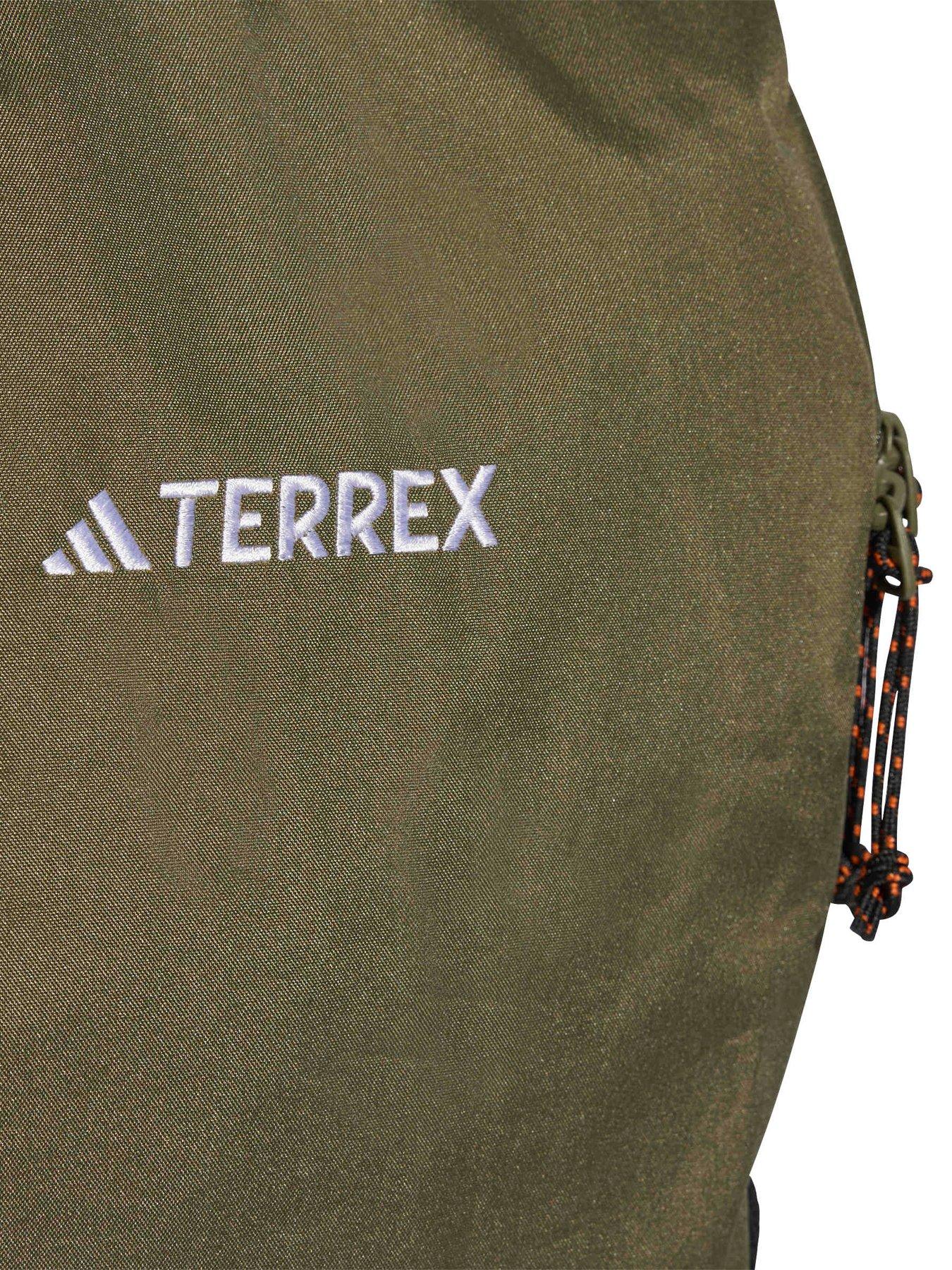  image of adidas-terrex-unisex-mountain-20l-essential-hiking-backpack-khaki