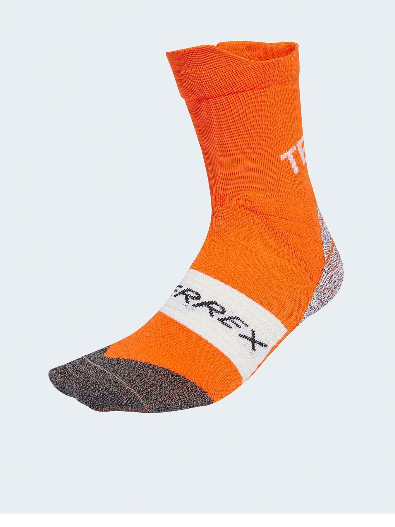 Image 1 of 4 of adidas Terrex Unisex Trail Running Xpr Crew Socks - Orange