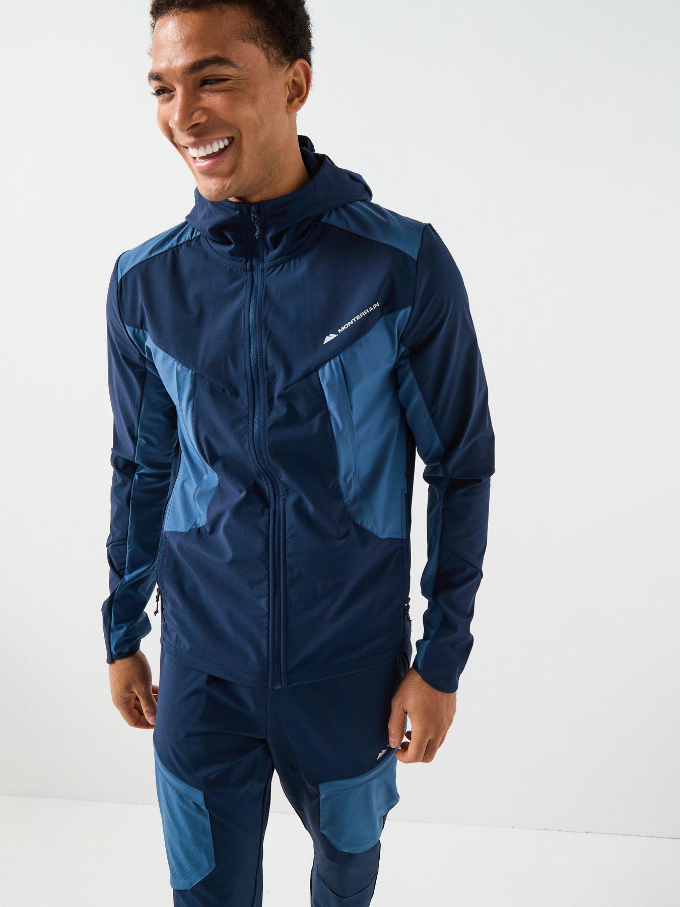 Monterrain Mens Dynamic 2.0 Woven Hoody - Navy