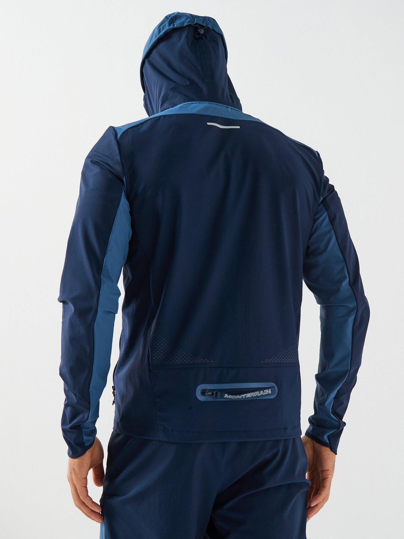  image of monterrain-mens-dynamic-20-woven-hoody-iris-ensign-blue-black