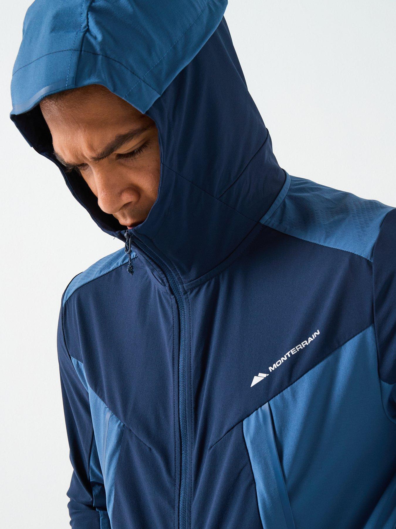  image of monterrain-mens-dynamic-20-woven-hoody-iris-ensign-blue-black