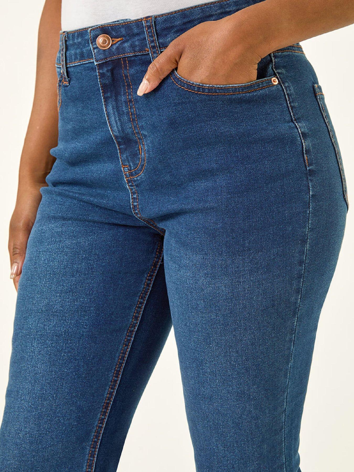 Image 5 of 5 of Roman Petite Bootcut Stretch Jeans - Indigo