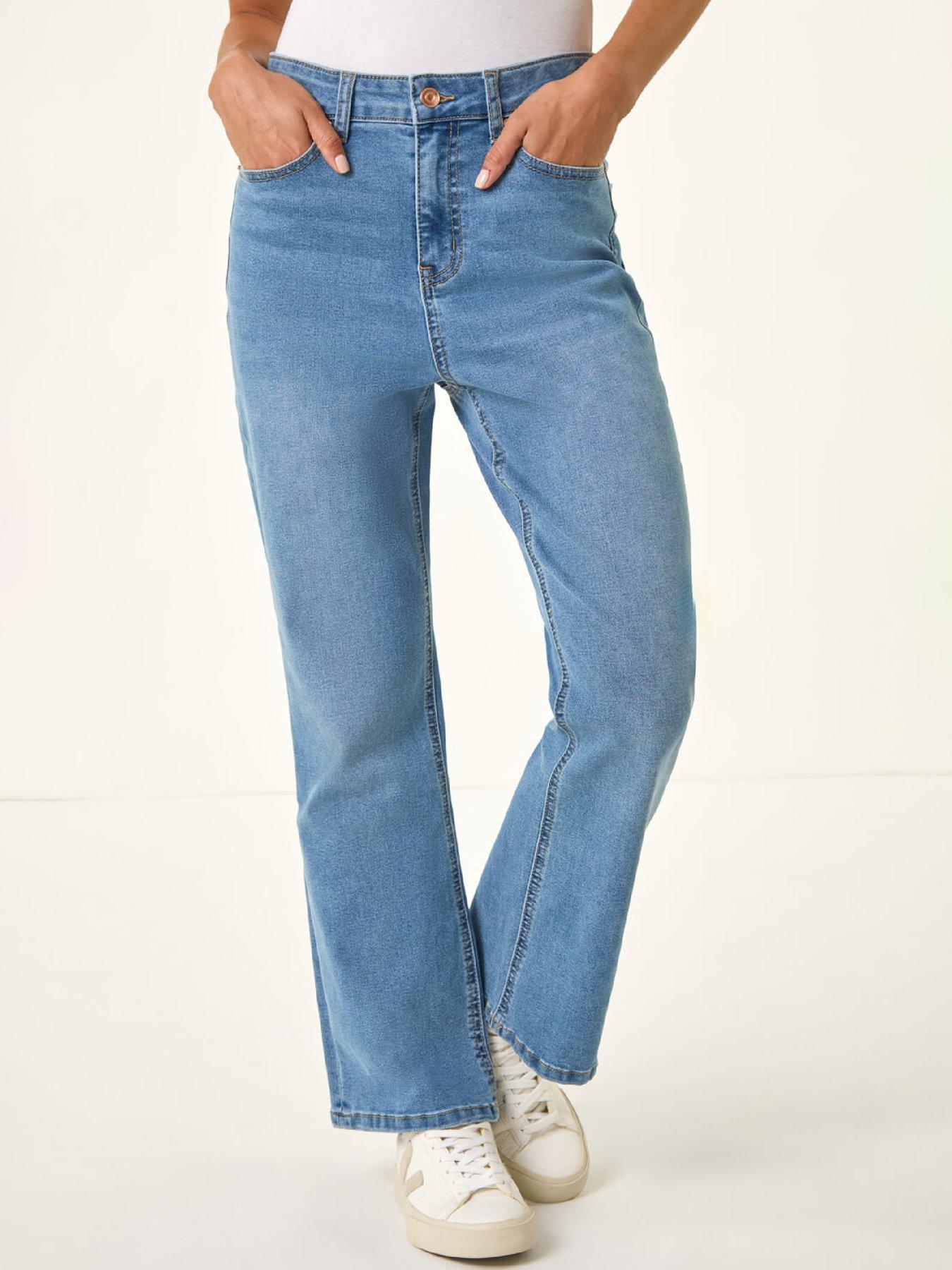  image of roman-petite-bootcut-stretch-jeans-denim