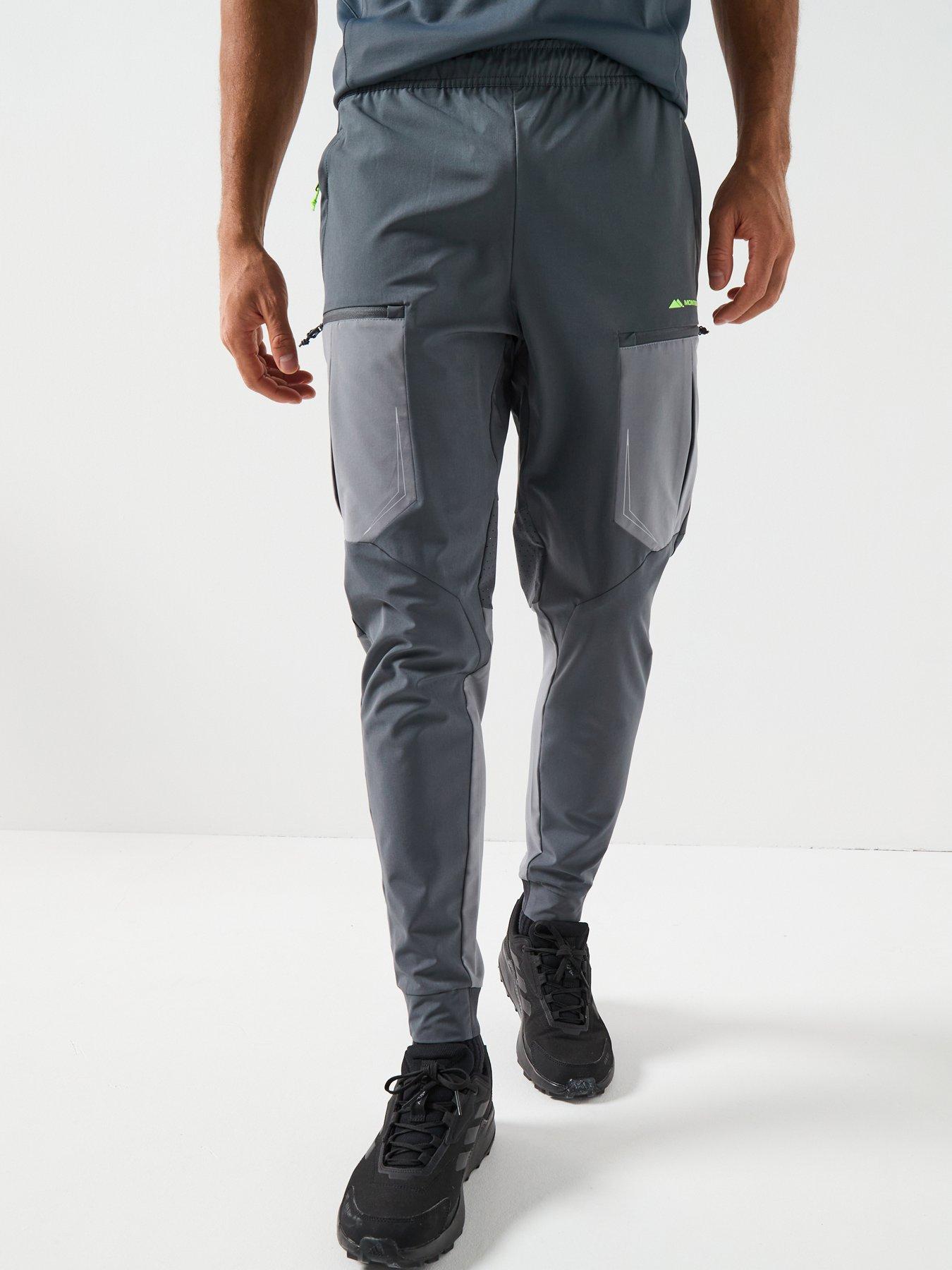 Monterrain Mens Orbit Woven Running Pant - Grey