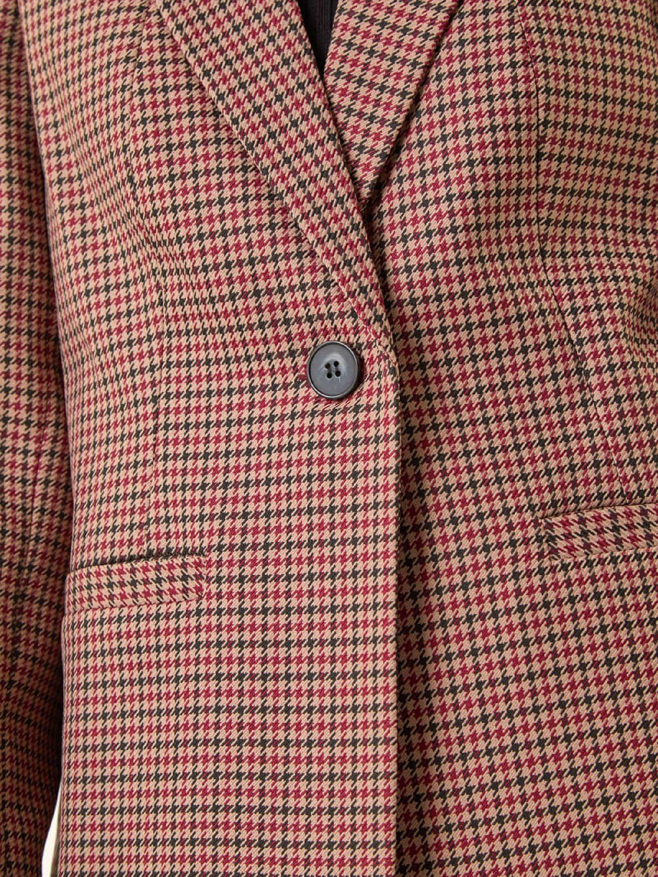 Image 5 of 5 of Roman Petite Houndstooth Blazer - Multi